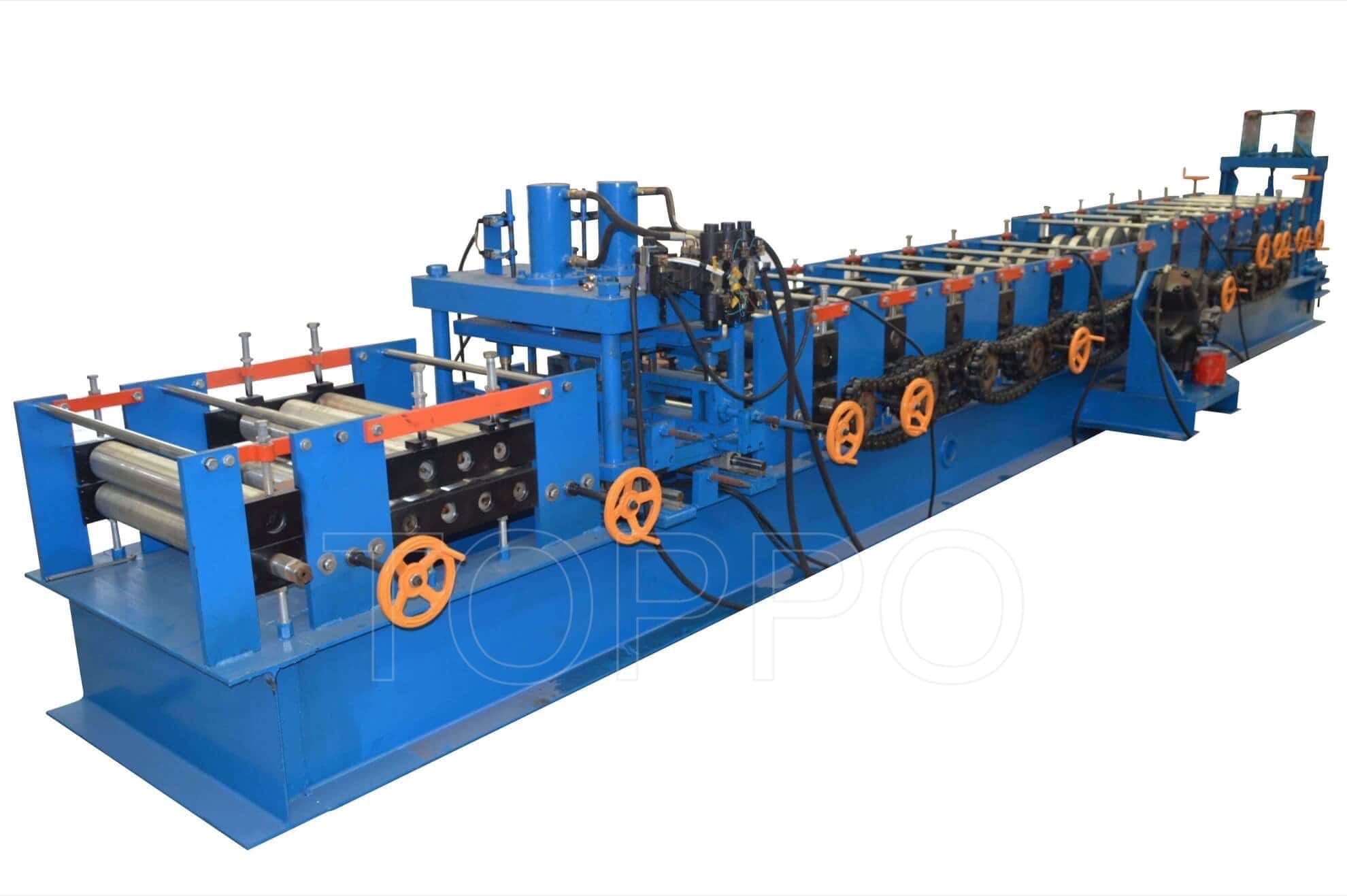 Industrial Fully Automatic CZU Purlin Roll Forming Machine with Servo Punching System