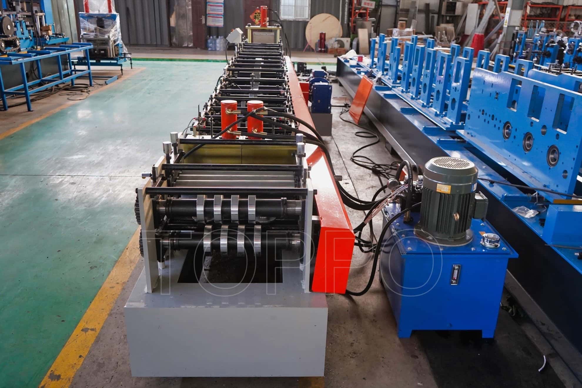 Fully Automatic CZU Purlin Roll Forming Machine with PLC Control System
