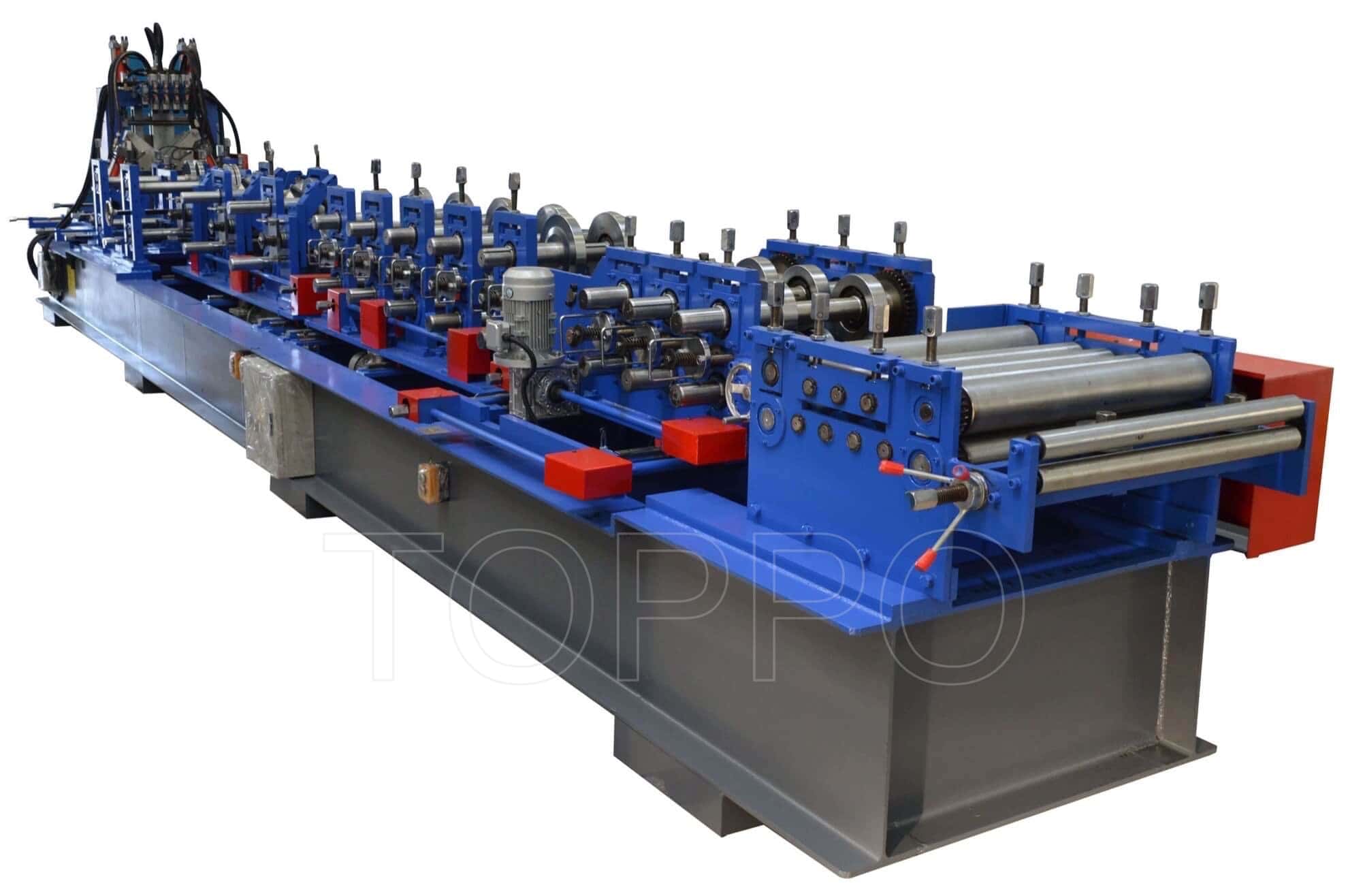 High Stability Automatic CZU Purlin Roll Forming Machine for Steel Structures