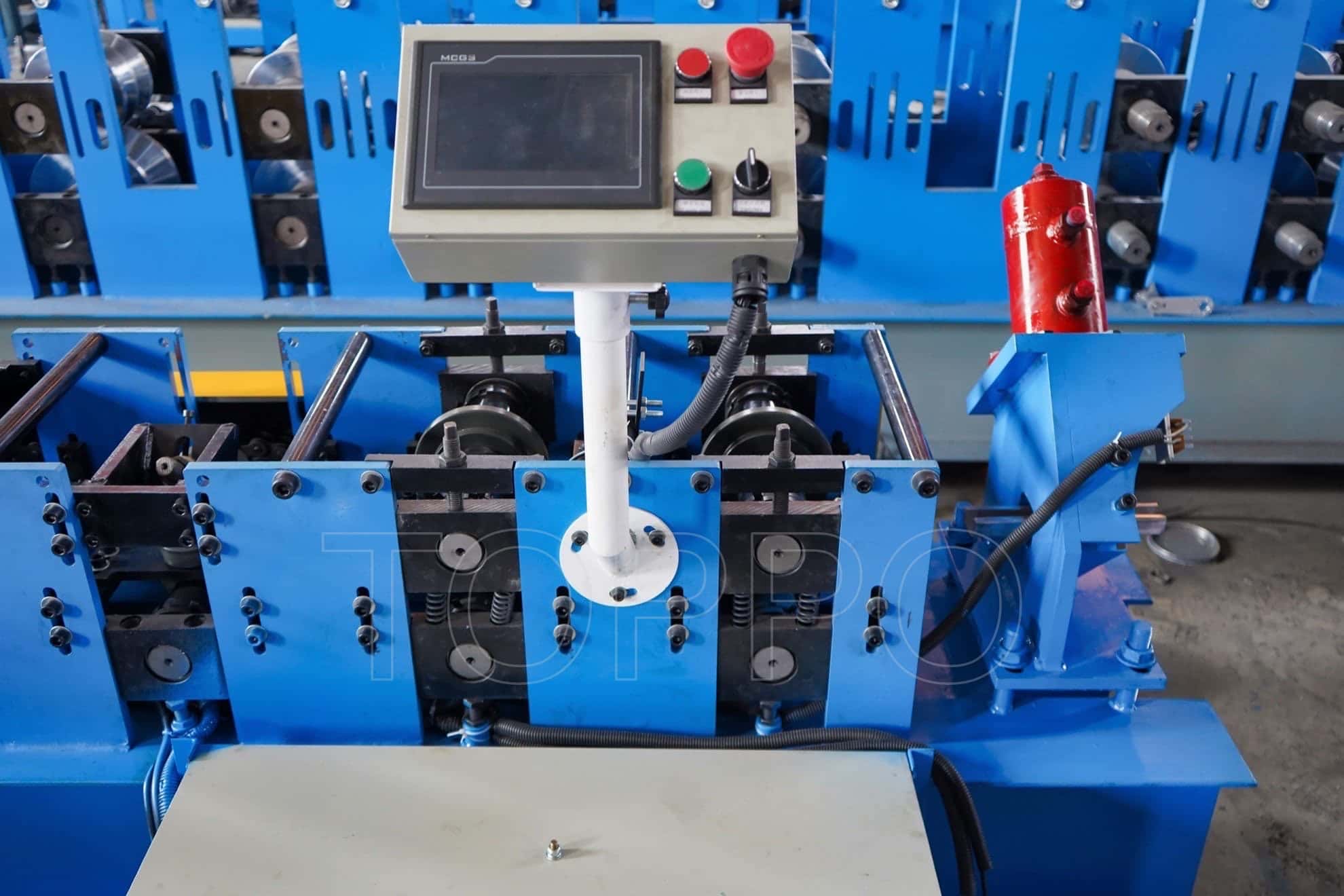 Automatic CZU Purlin Roll Forming Machine with Hydraulic Punching