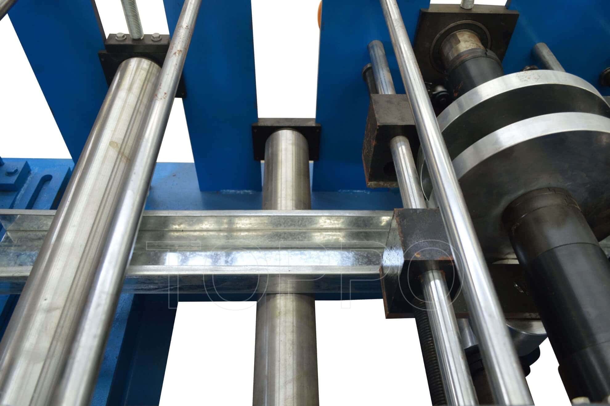 Industrial Fully Automatic CZU Purlin Roll Forming Machine with Servo Punching System