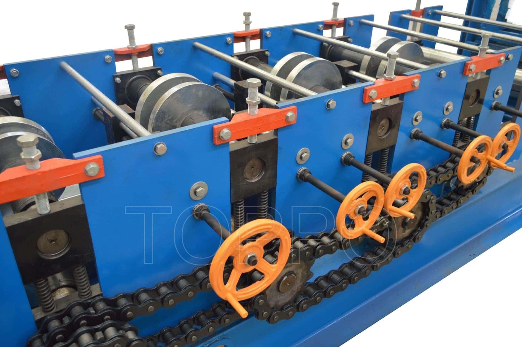 Industrial Fully Automatic CZU Purlin Roll Forming Machine with Servo Punching System