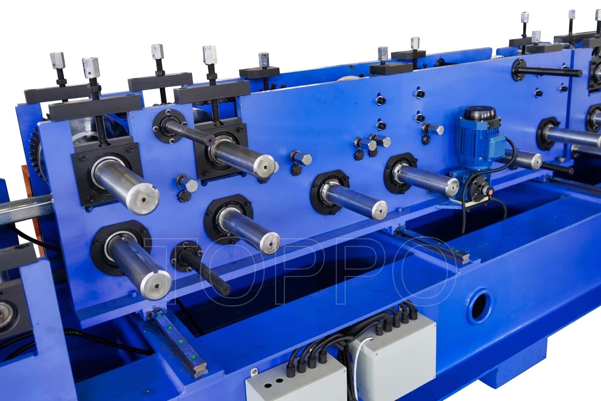 Industrial Automatic CZU Purlin Roll Forming Machine with Integrated Punching