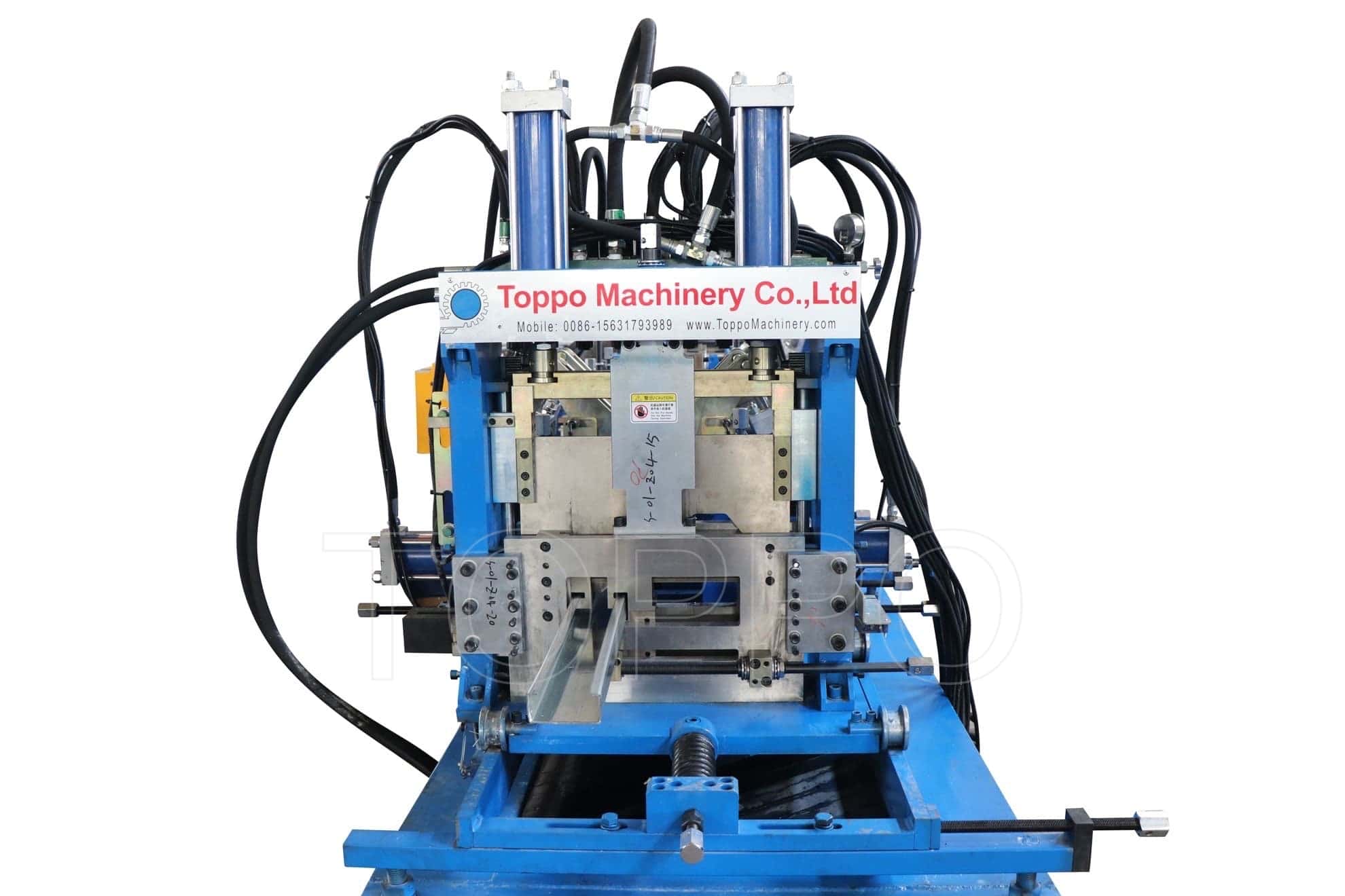 Automatic CZU Purlin Roll Forming Machine with Servo Feeding and Punching