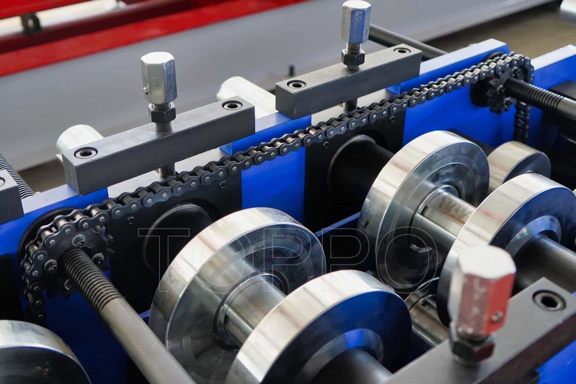 Blue Frame Automatic CZU Purlin Roll Forming Machine