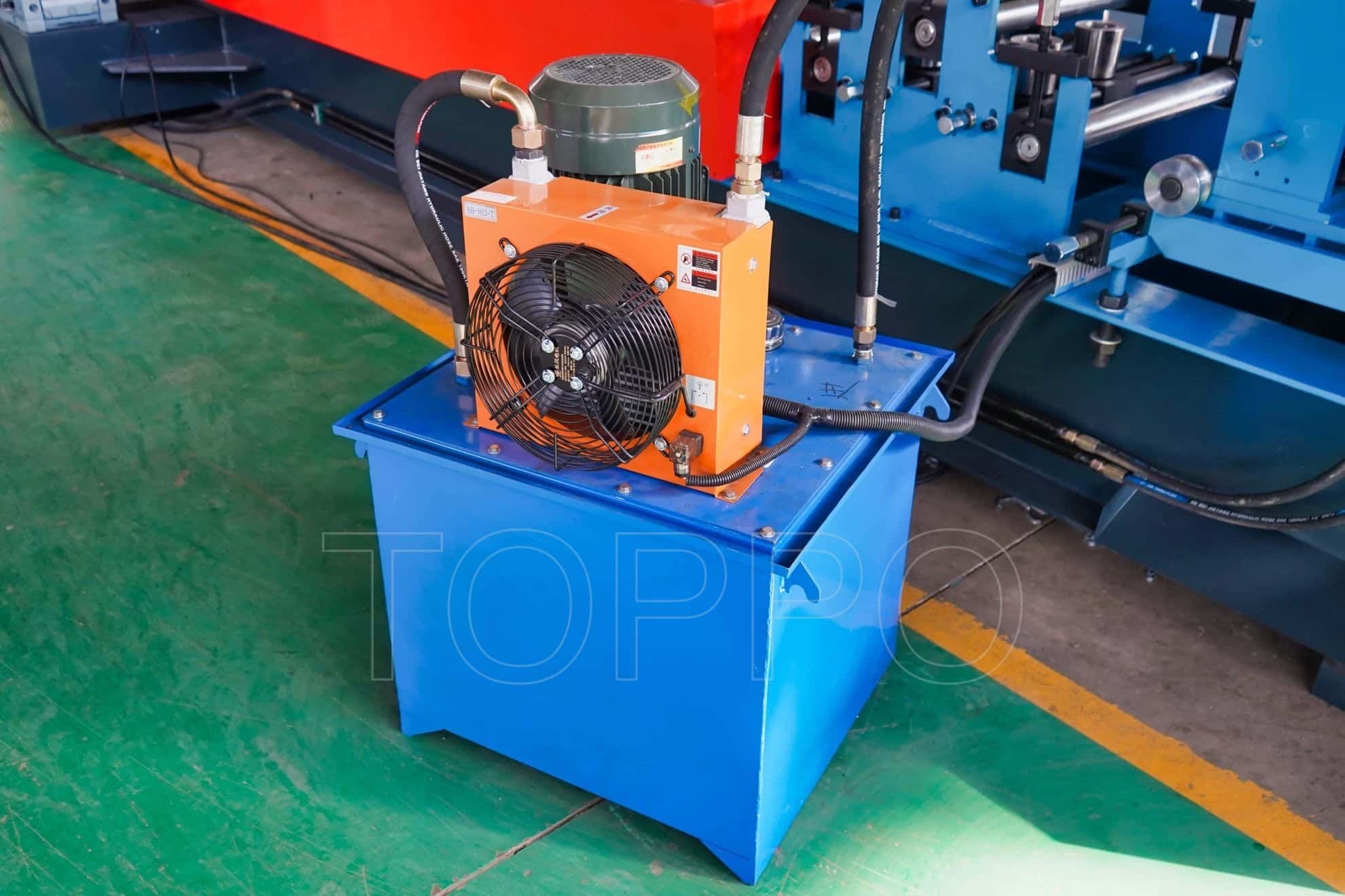 Automatic CZU Purlin Roll Forming Machine with Hydraulic Punching & Cutting