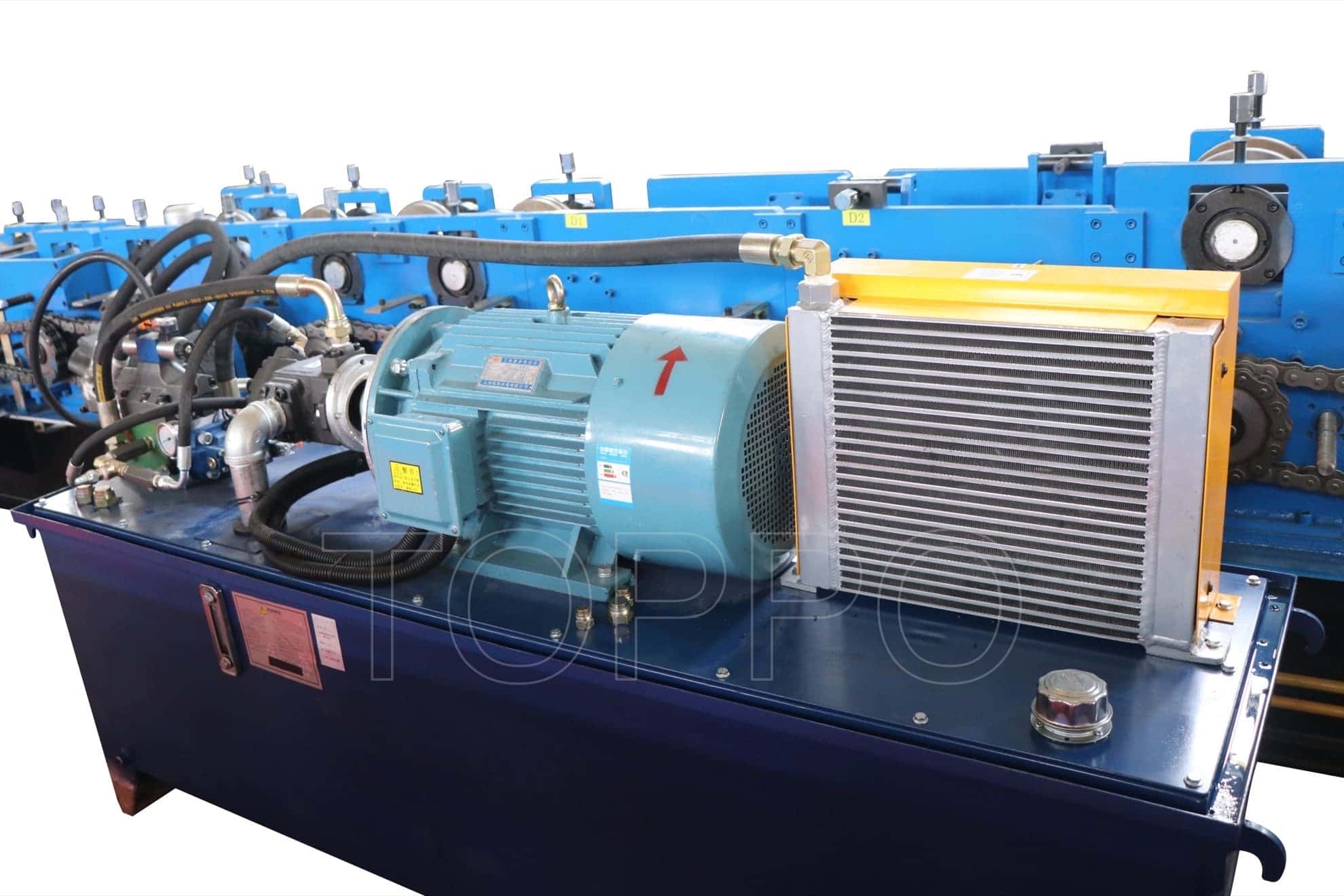 Automatic CZU Purlin Roll Forming Machine with Hydraulic Punching
