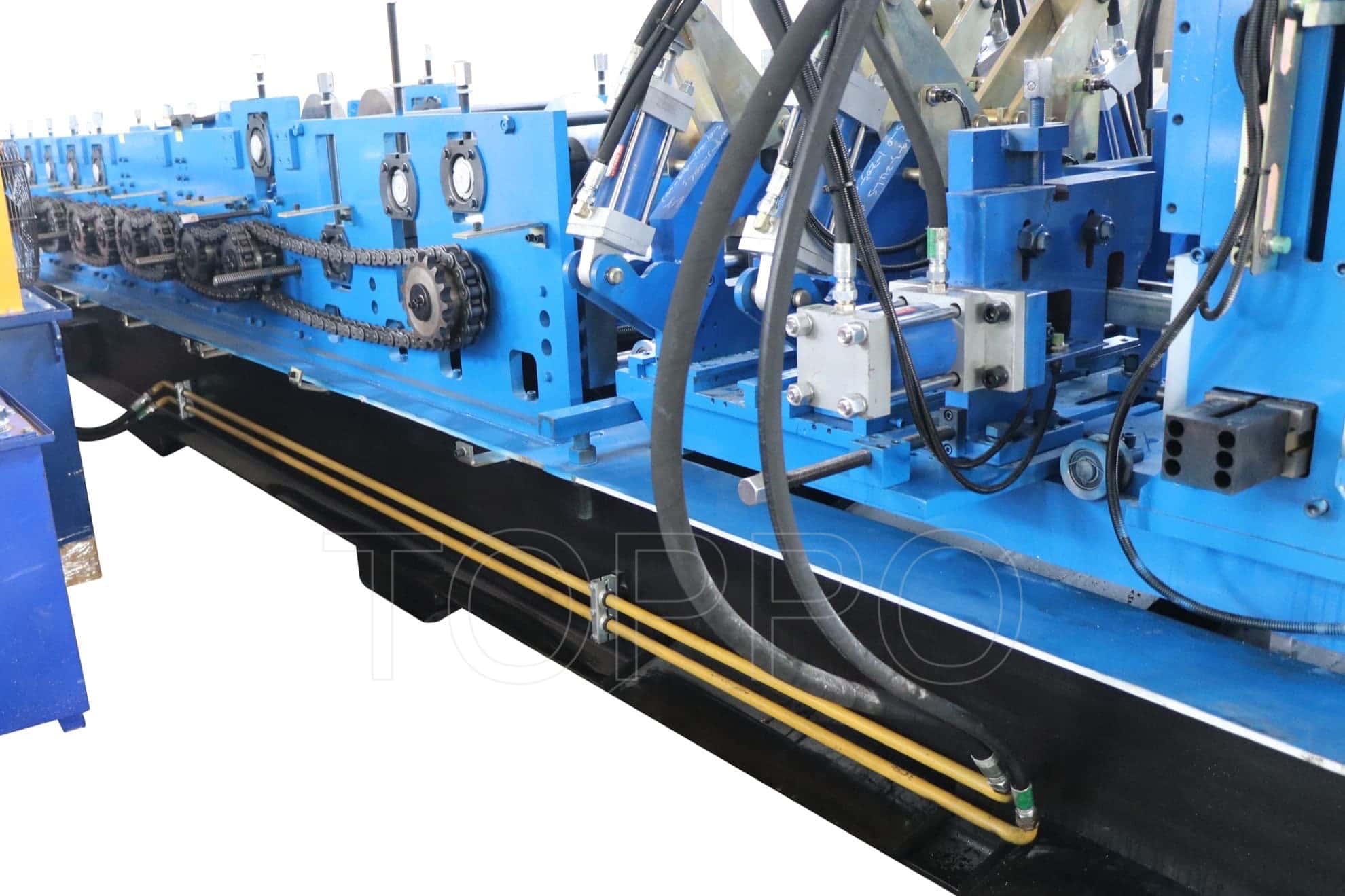Automatic CZU Purlin Roll Forming Machine with Hydraulic Punching