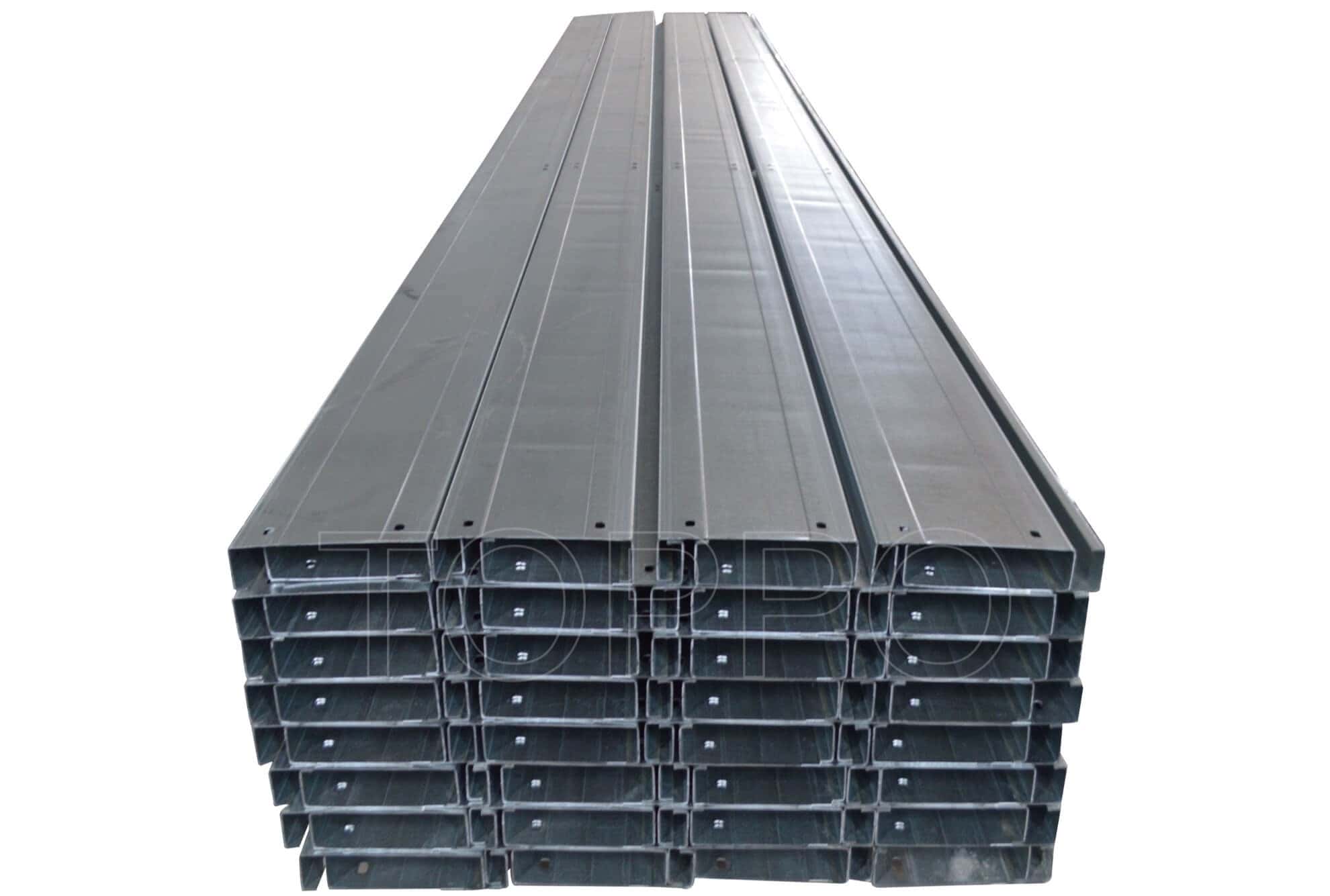 Automatic CZ Purlin Roll Forming Machine with Pre-Cutting and Post-Punching