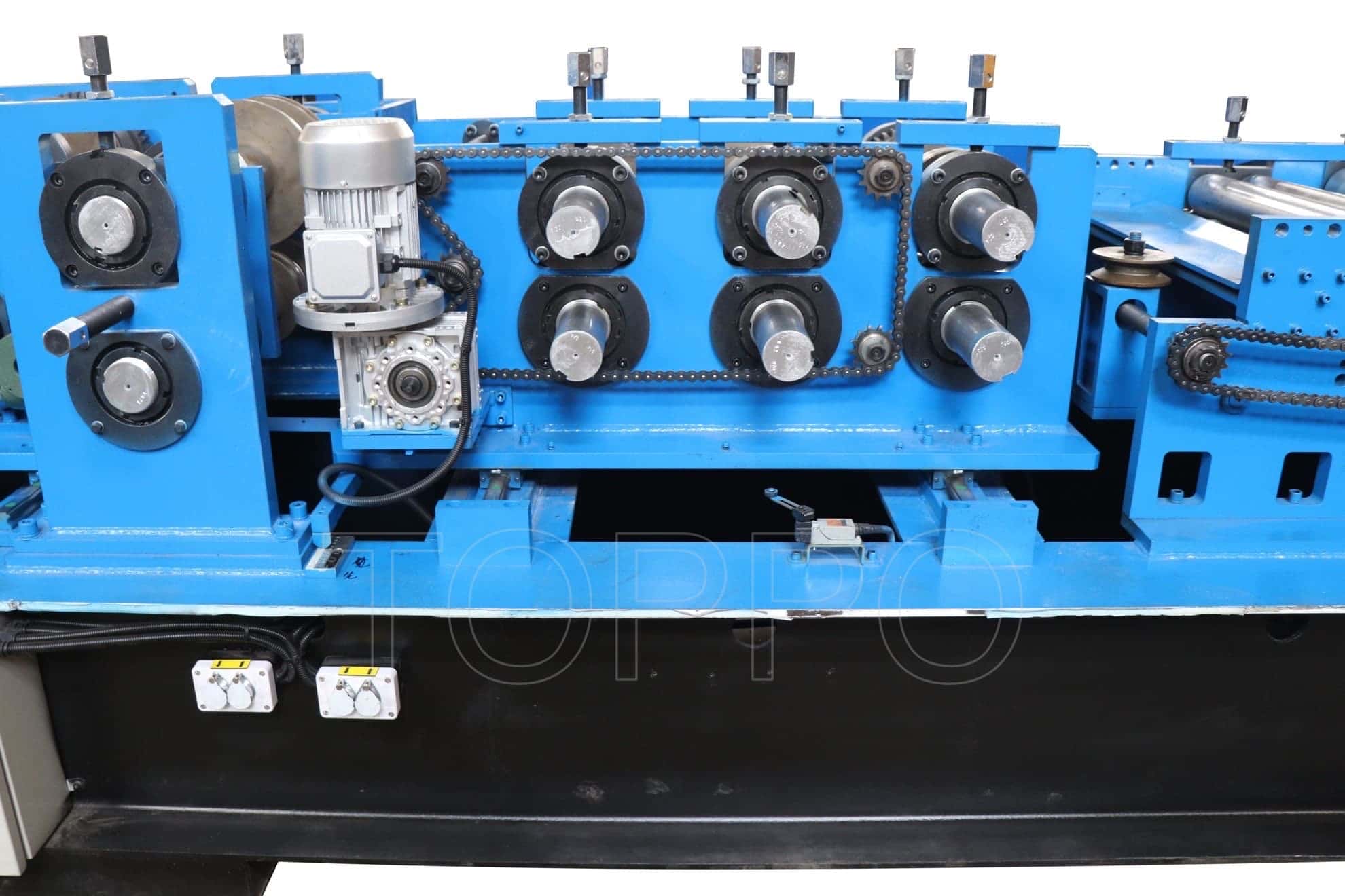 High Speed Automatic CZU Purlin Roll Forming Machine with Punching System