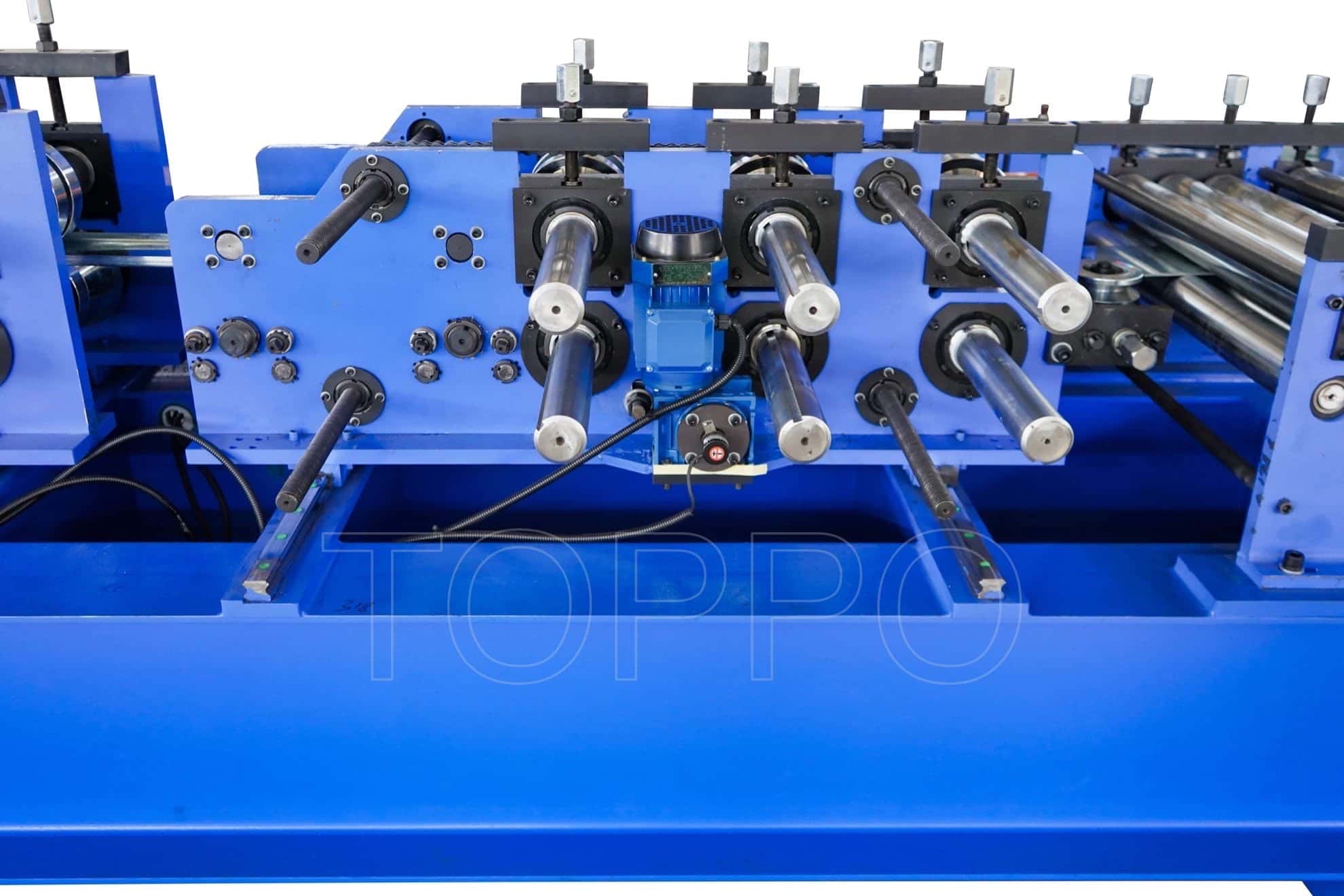 Industrial Automatic CZU Purlin Roll Forming Machine with Integrated Punching