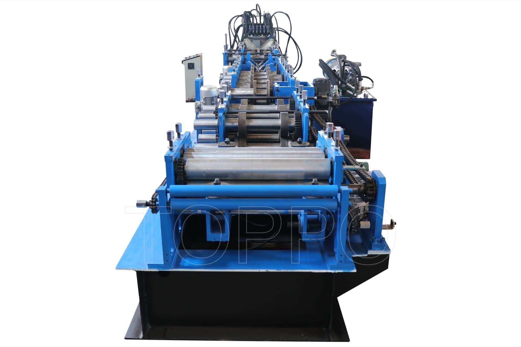 High Speed Automatic CZU Purlin Roll Forming Machine with Punching System