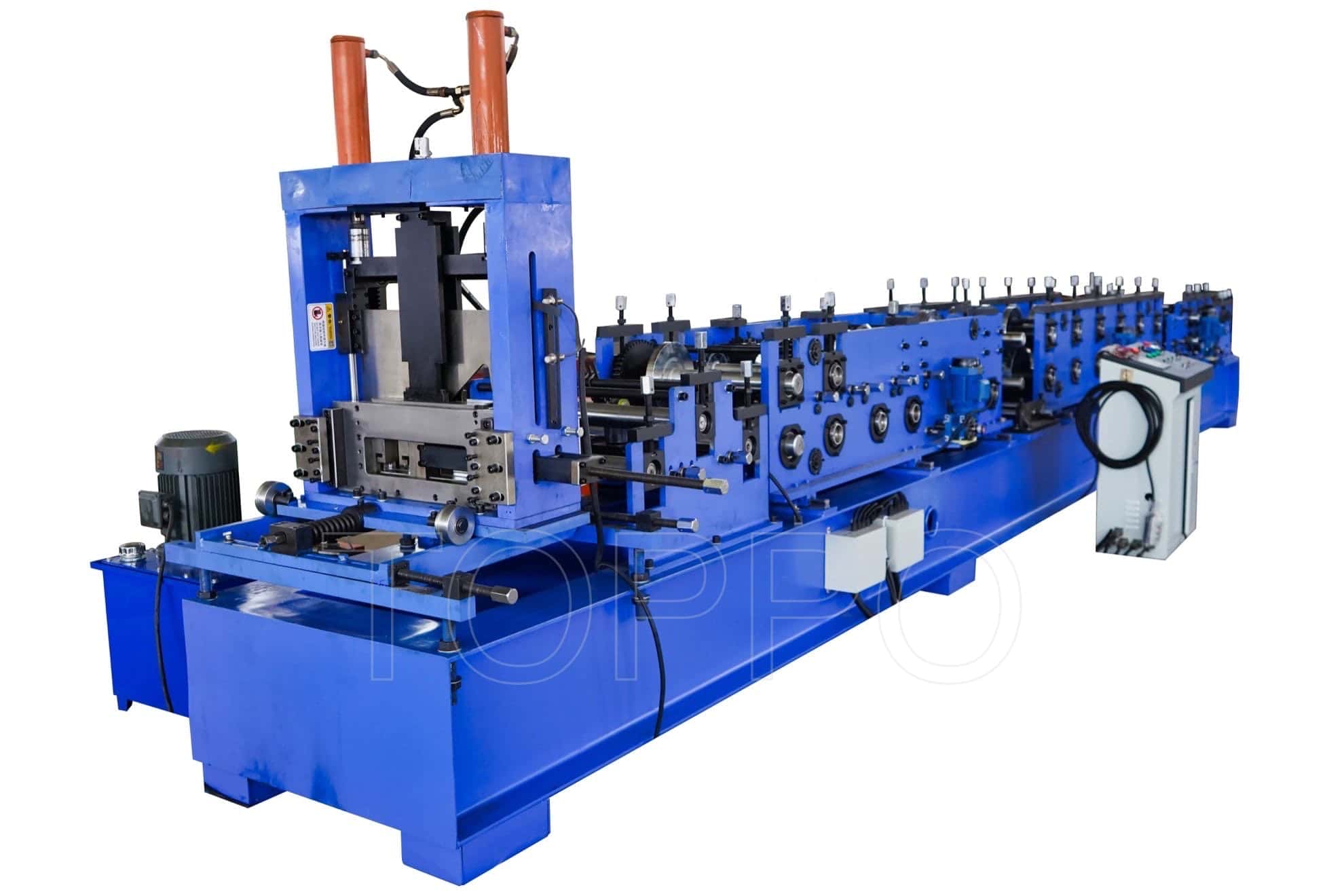 Industrial Automatic CZU Purlin Roll Forming Machine with Integrated Punching