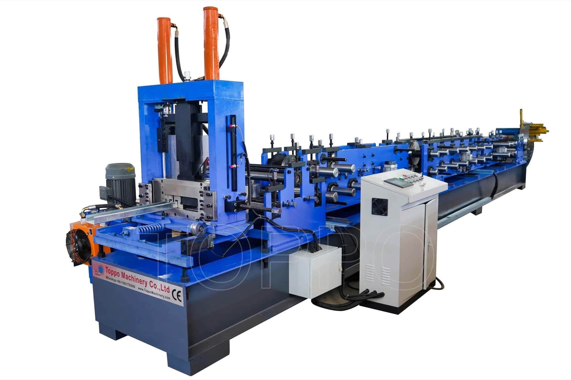 Heavy Duty CZU Purlin Roll Forming Machine for Steel Structure Production