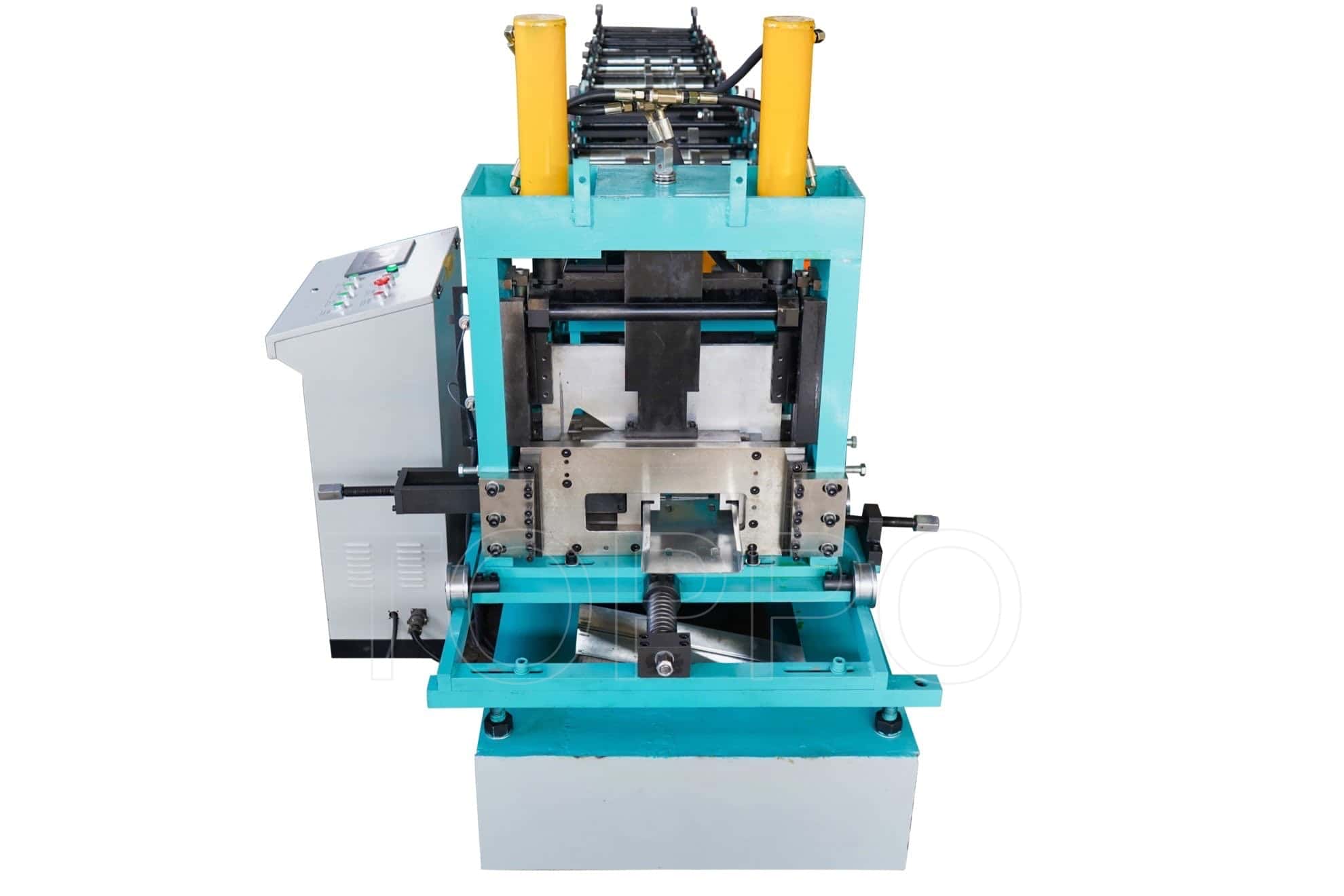Heavy-Duty CZU Purlin Roll Forming Machine with Integrated Punching & Cutting