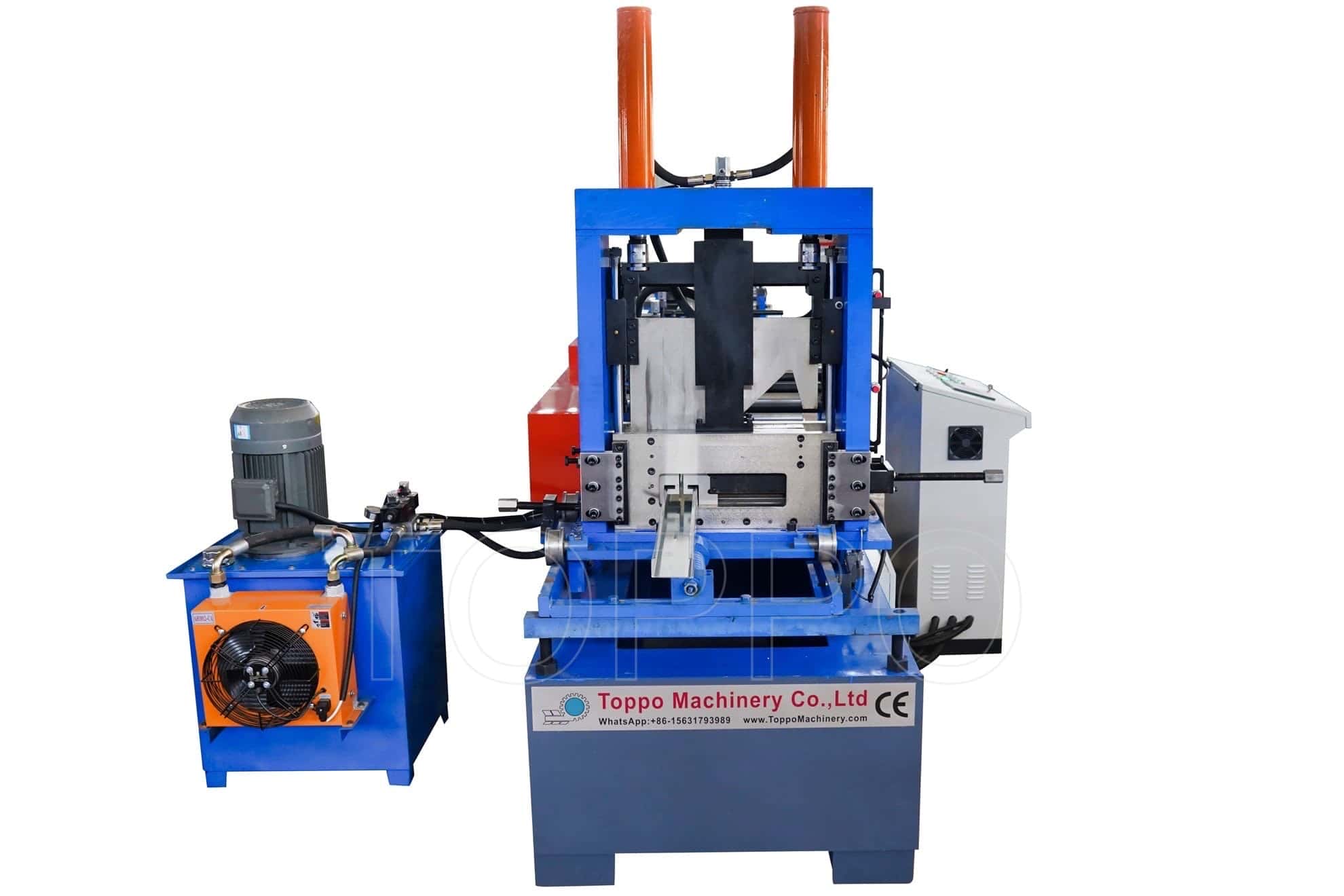 Blue Frame Automatic CZU Purlin Roll Forming Machine