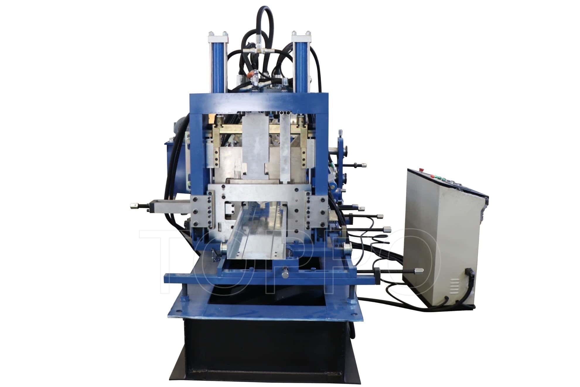 PLC Controlled CZU Purlin Roll Forming Machine for Steel Structure