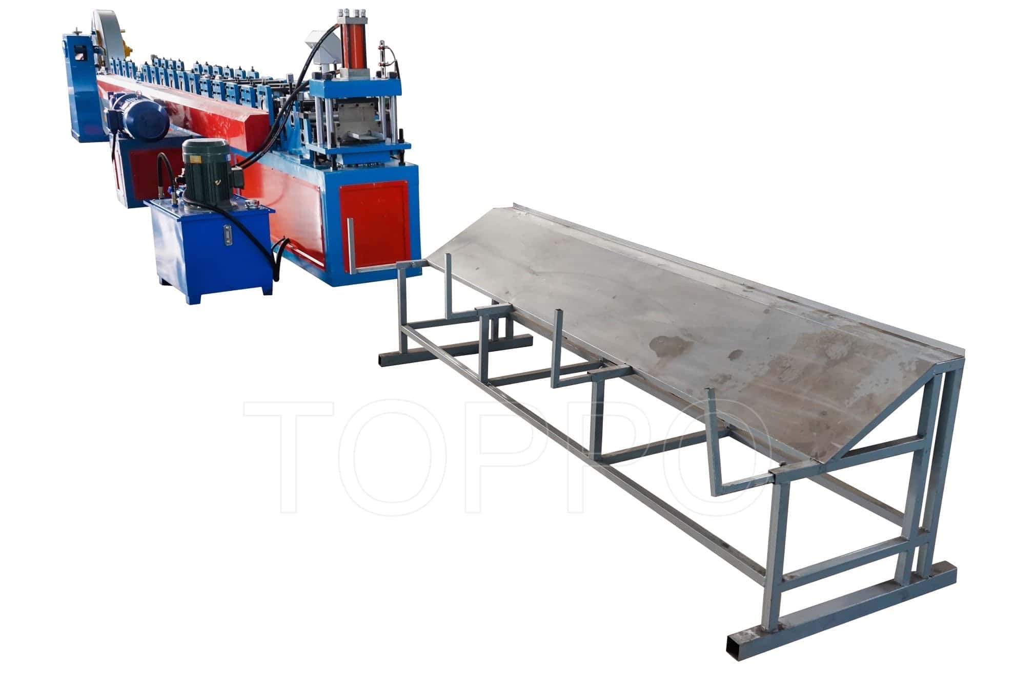 CZU Purlin Roll Forming Machine with Pre-Punching and High Precision Cutting