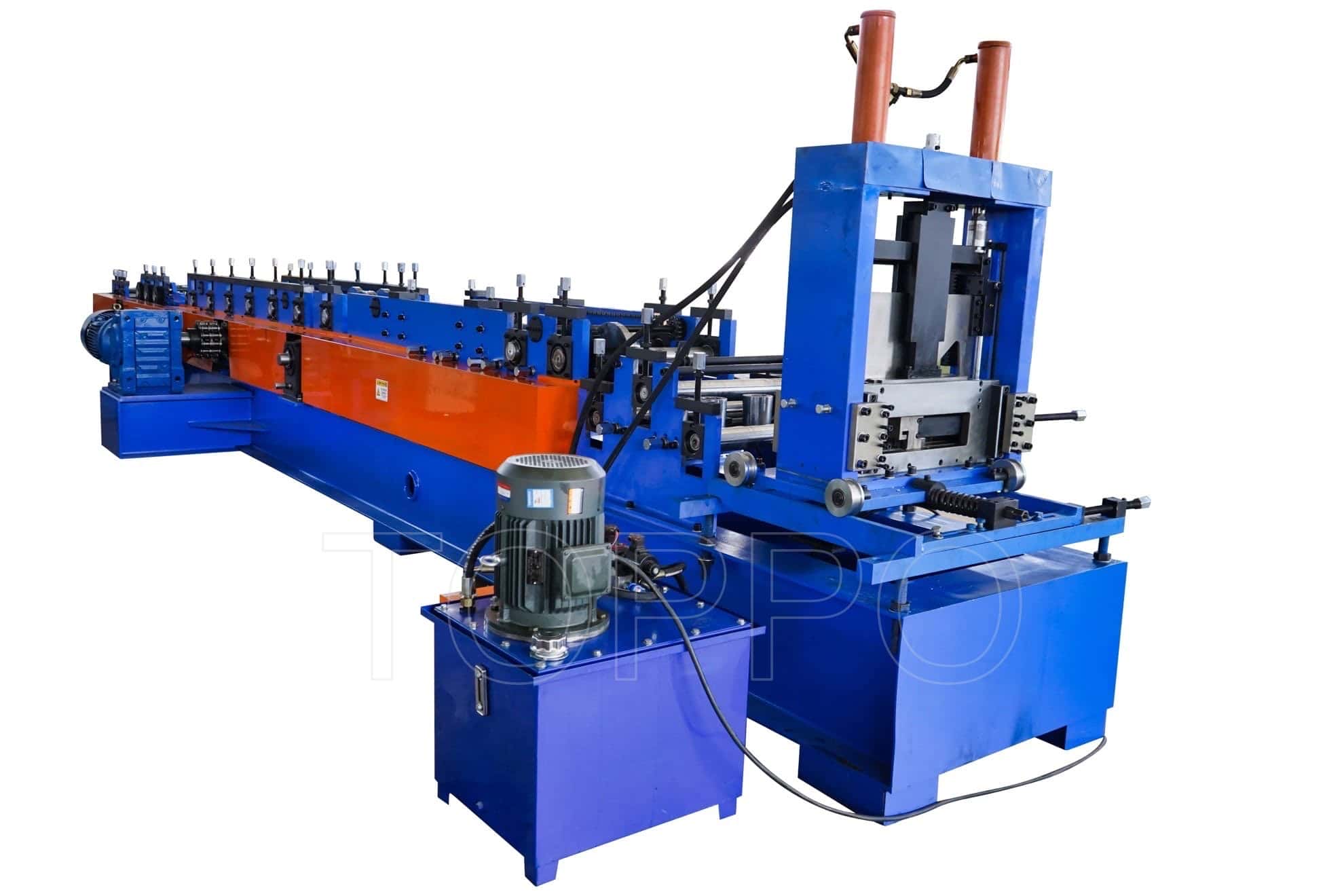 Automatic CZU Purlin Roll Forming Machine with Hydraulic Punching