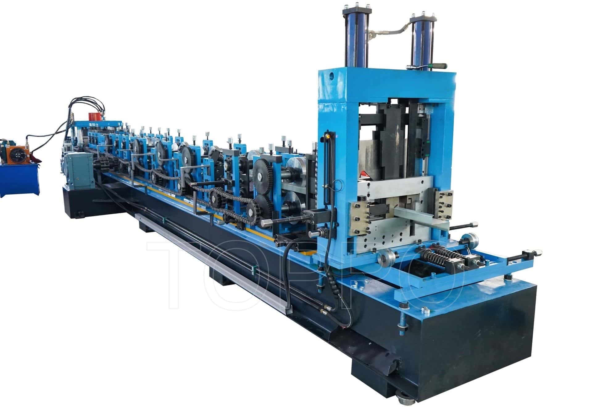 Heavy Duty Automatic CZU Purlin Roll Forming Machine Line