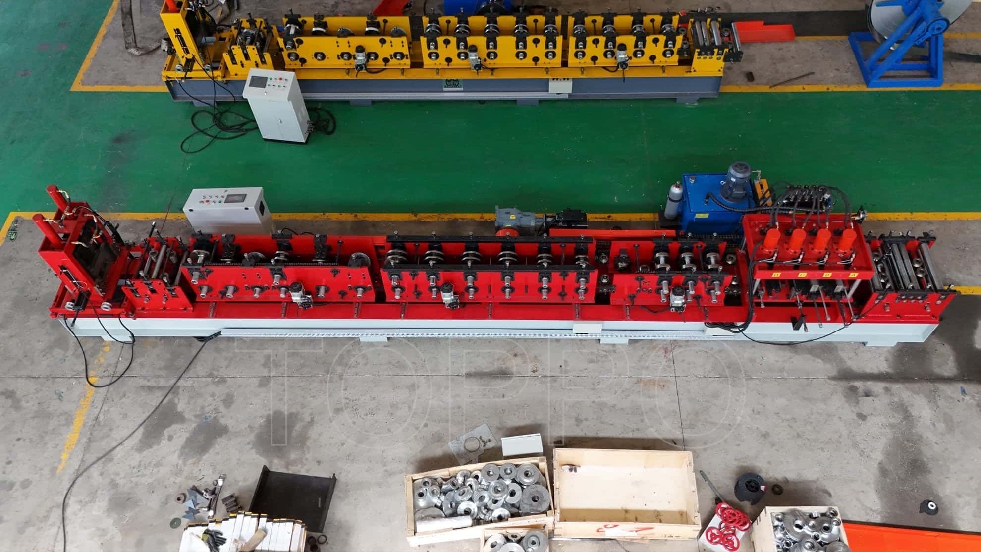 Economic Automatic CZU Purlin Roll Forming Machine Without Punching