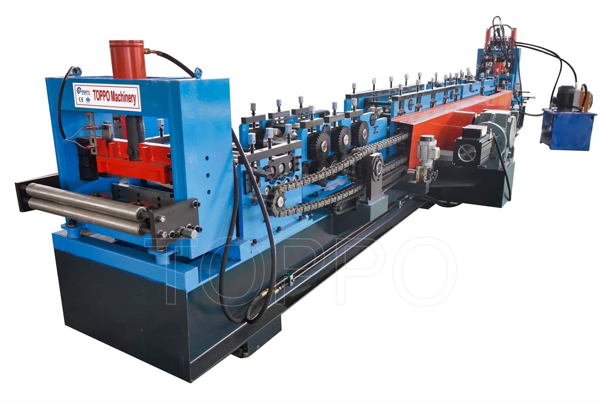 Fully Automatic CZU Purlin Roll Forming Machine with Hydraulic Punching