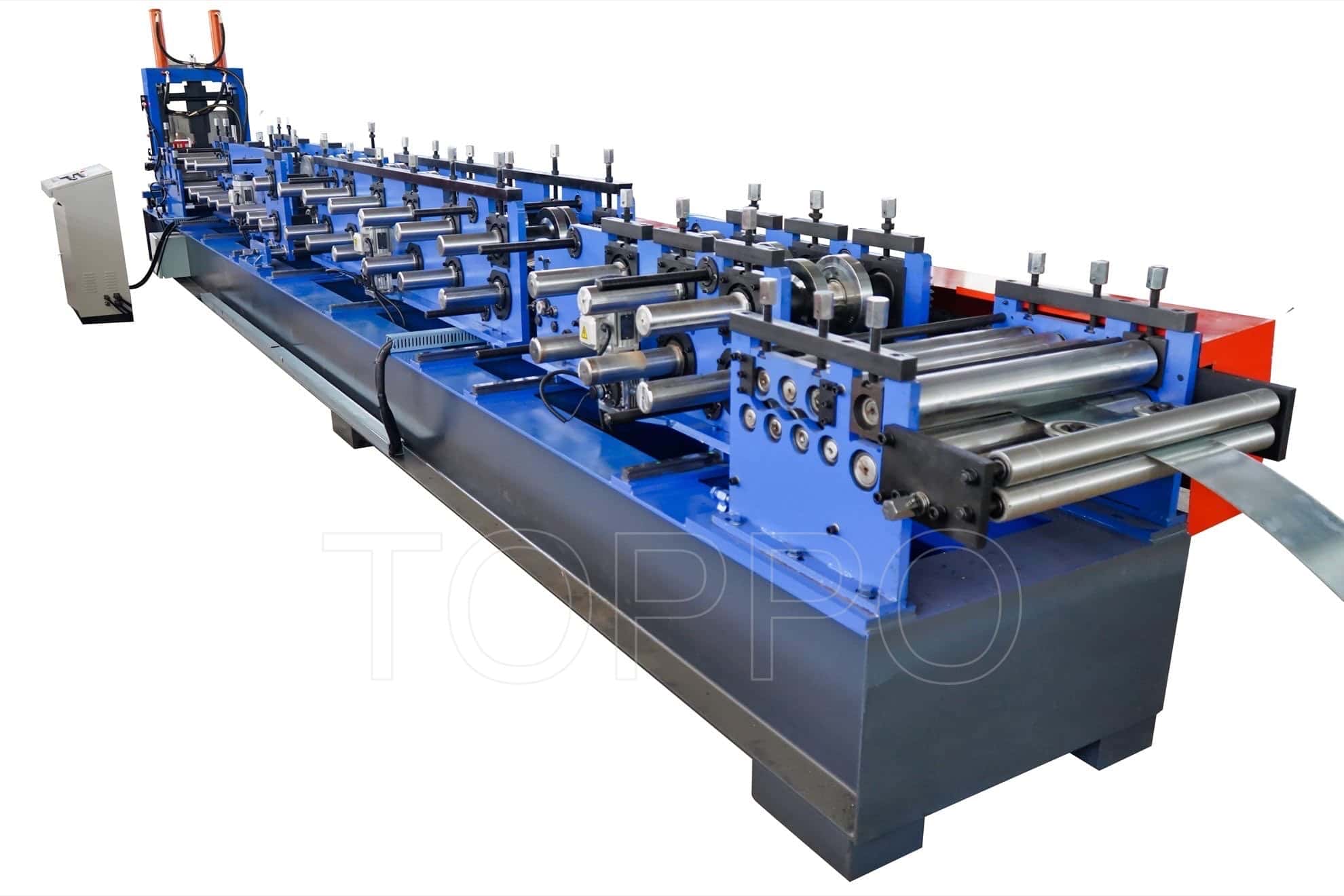 Blue Frame Automatic CZU Purlin Roll Forming Machine
