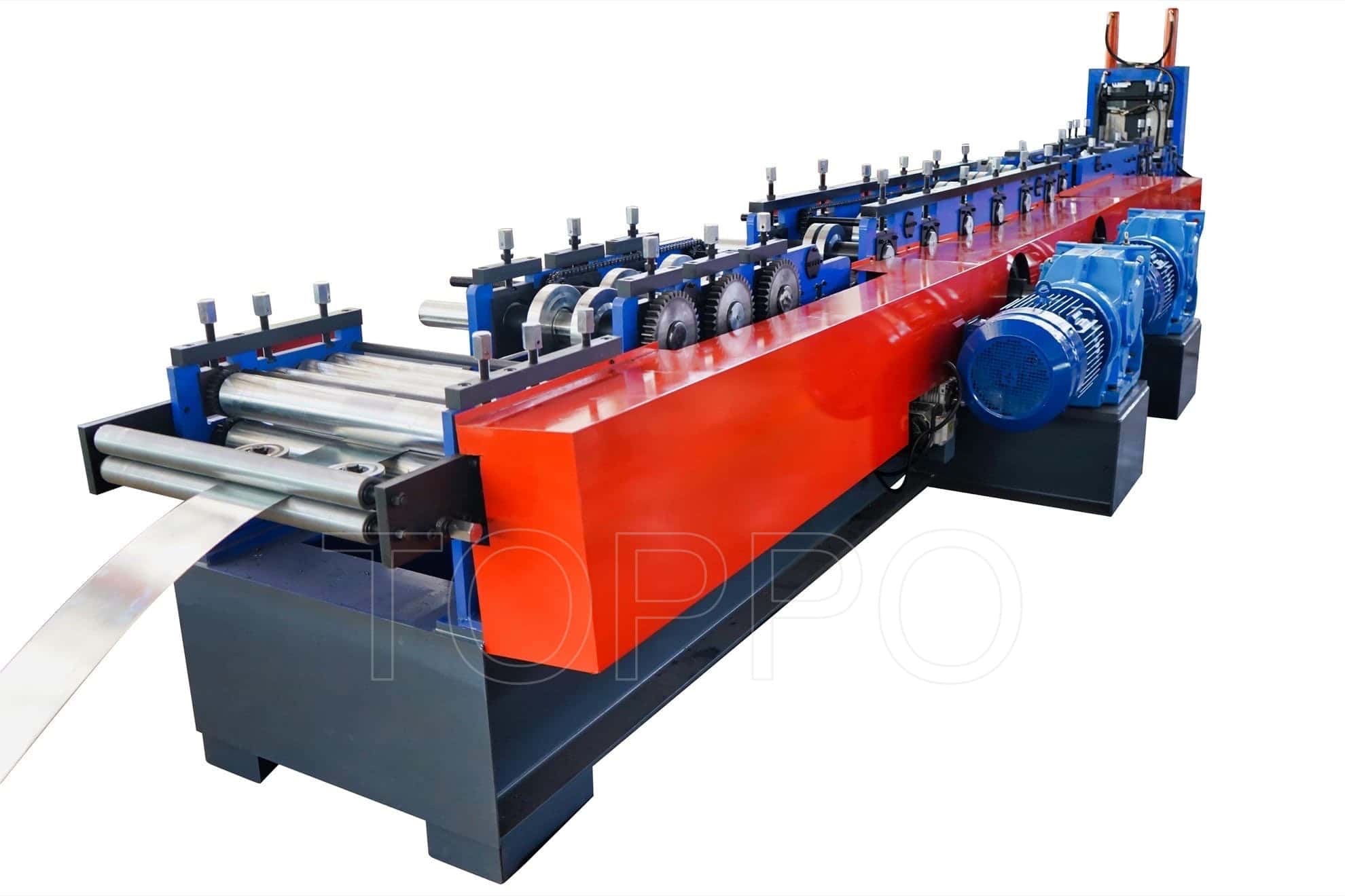 Blue Frame Automatic CZU Purlin Roll Forming Machine