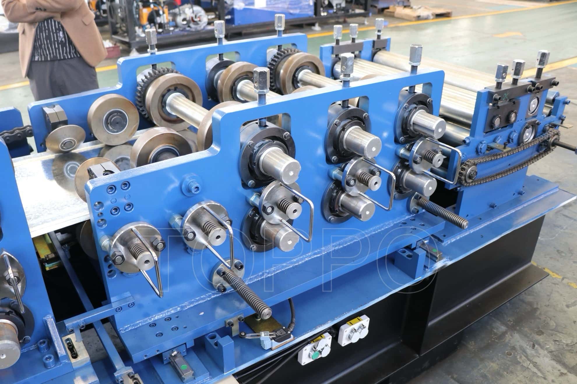 Hydraulic Punching Unit for CZU Purlin Roll Forming Machine