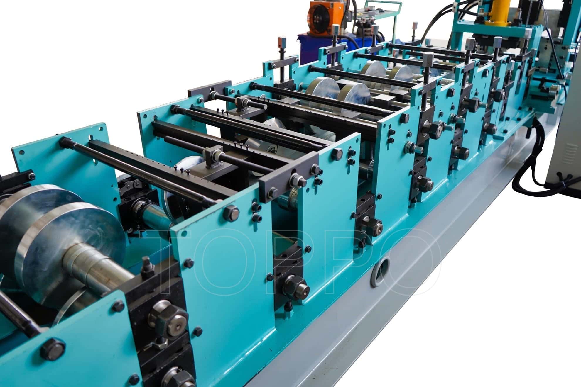 High Speed CZU Purlin Roll Forming Machine with Hydraulic Cutting