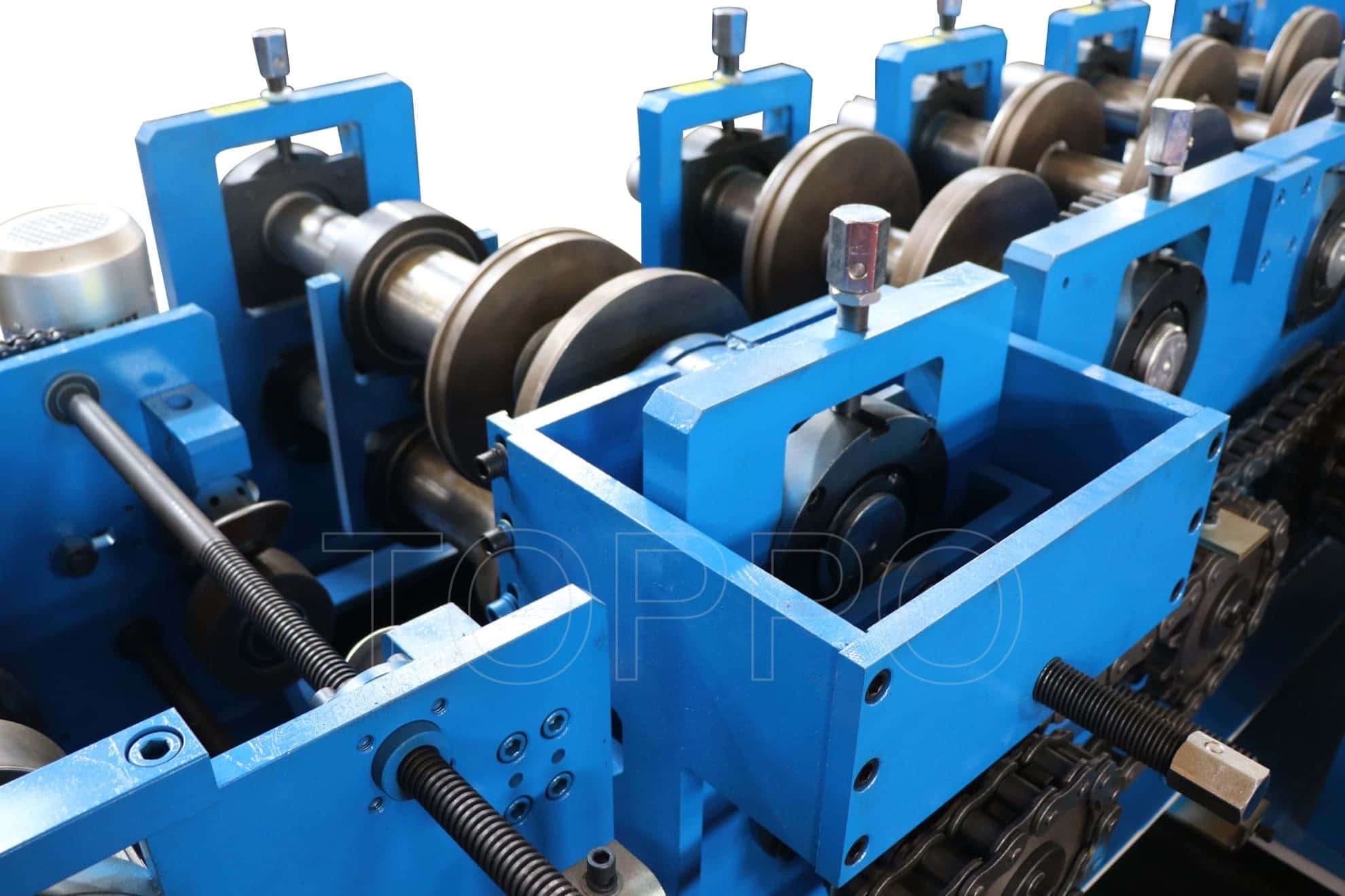 High Speed CZU Purlin Roll Forming Machine with Hydraulic Punching