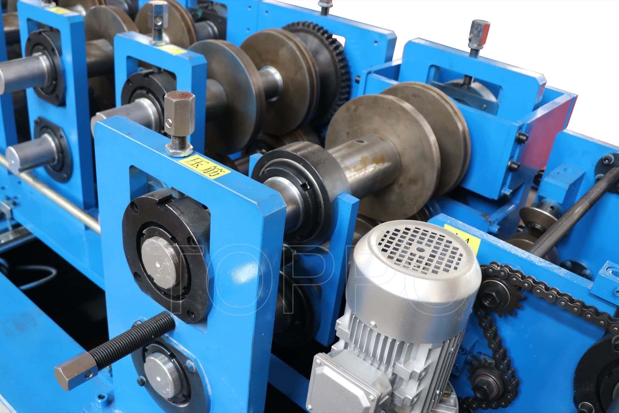 High Speed Automatic CZU Purlin Roll Forming Machine with Punching System