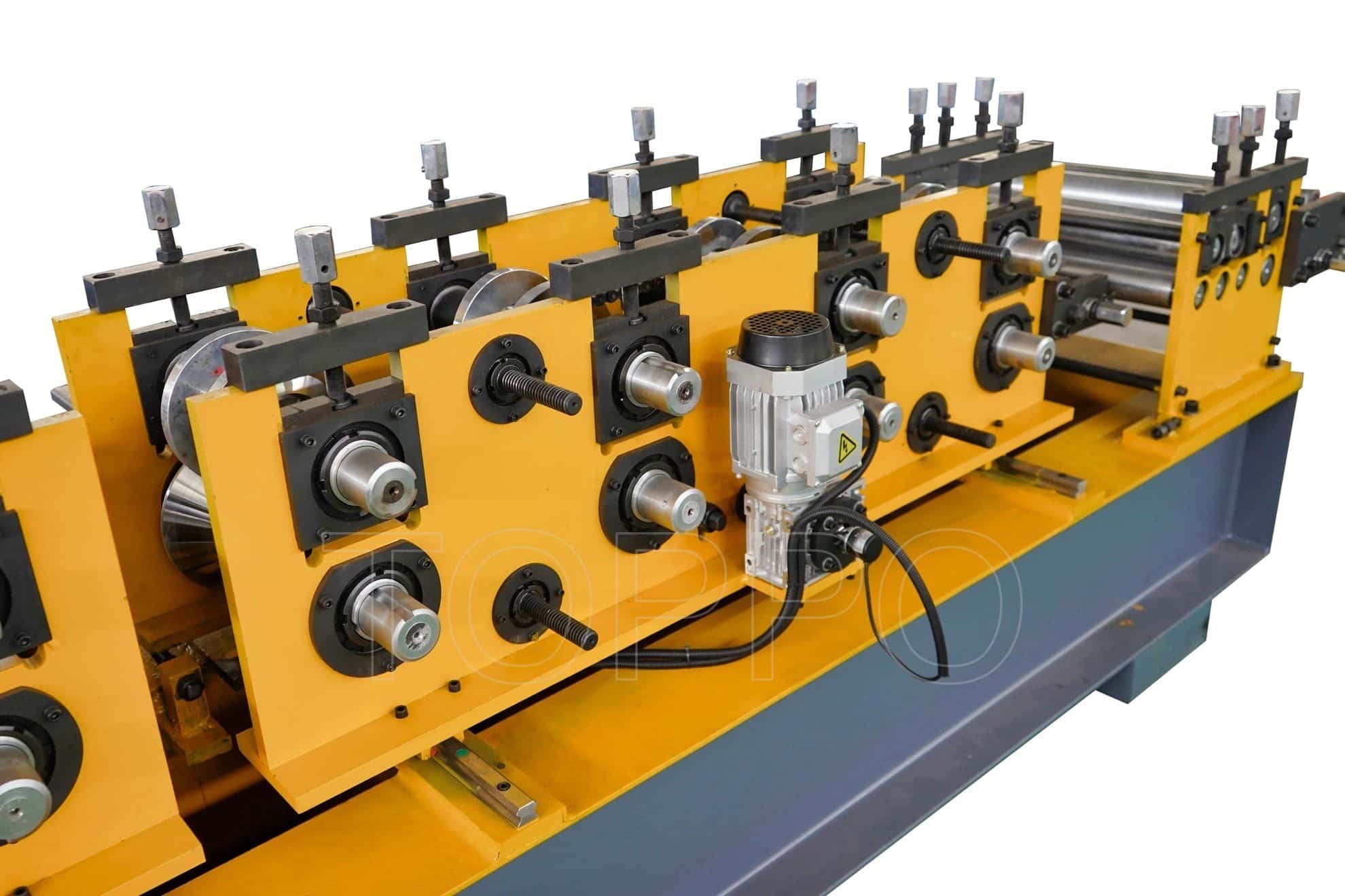 Yellow Frame Automatic CZU Purlin Roll Forming Machine