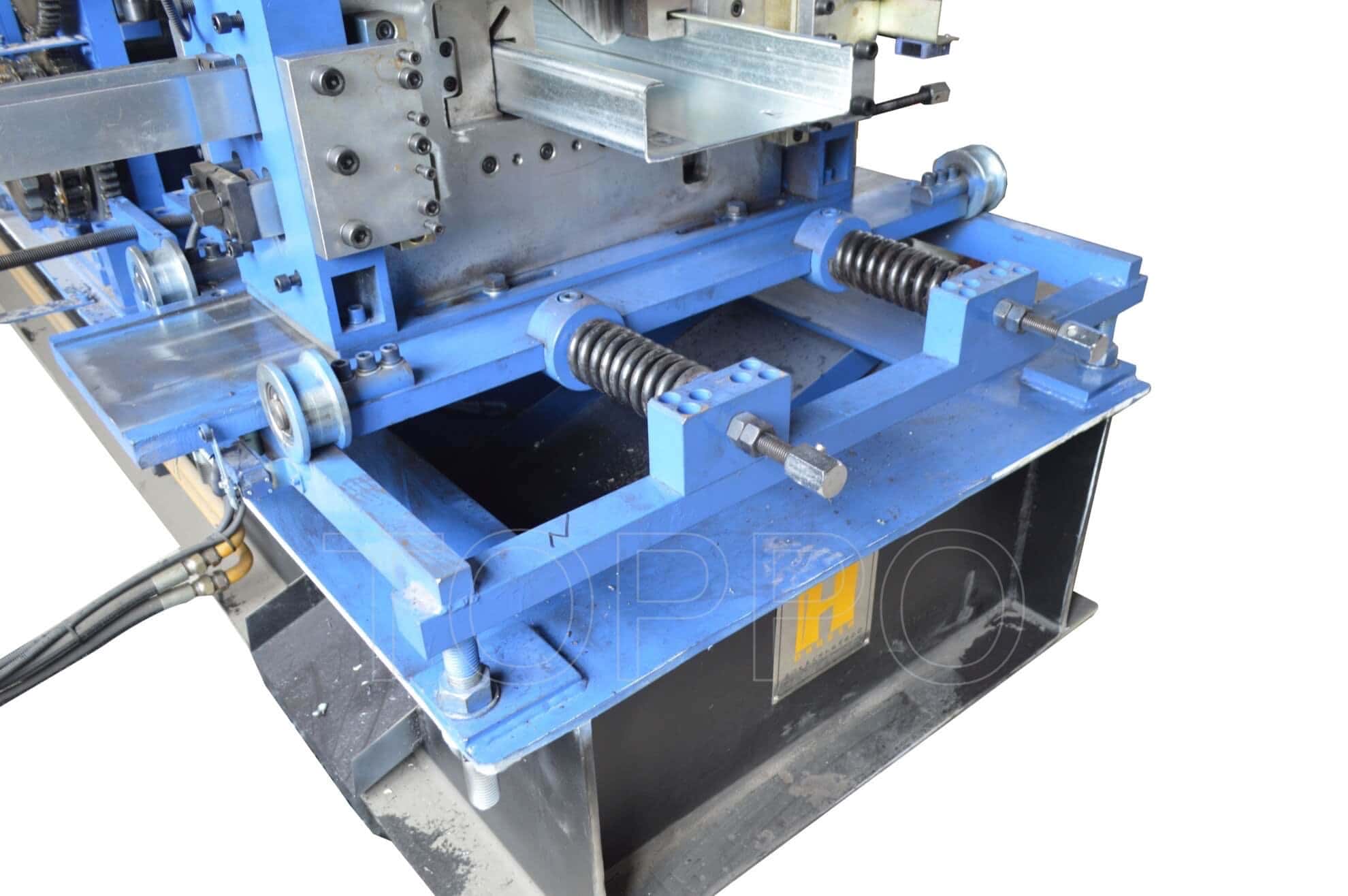 Heavy Duty Automatic CZU Purlin Roll Forming Machine with Hydraulic Punching
