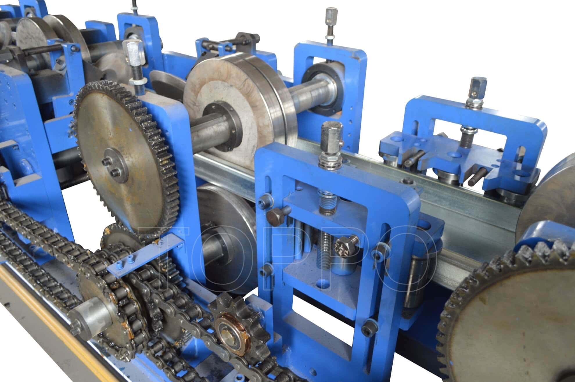 Heavy Duty Automatic CZU Purlin Roll Forming Machine with Hydraulic Punching