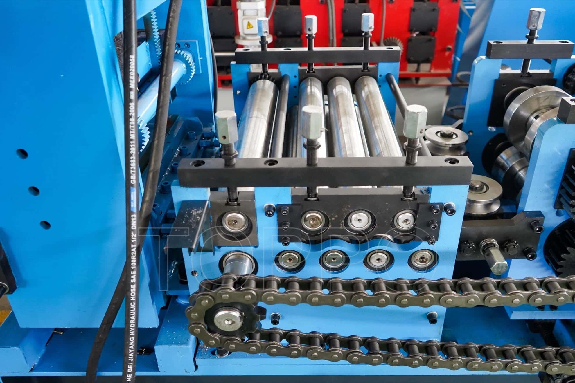 Industrial Automatic CZU Purlin Roll Forming Machine with Fast Change System