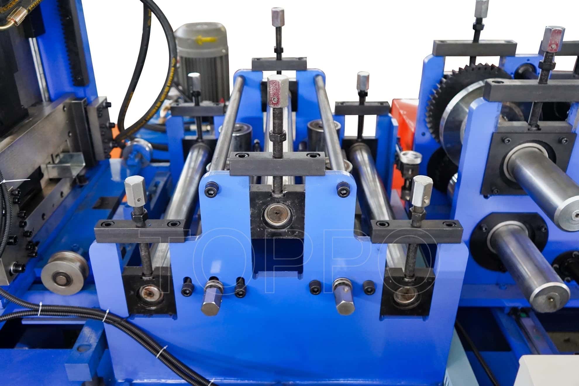 Blue Frame Automatic CZU Purlin Roll Forming Machine