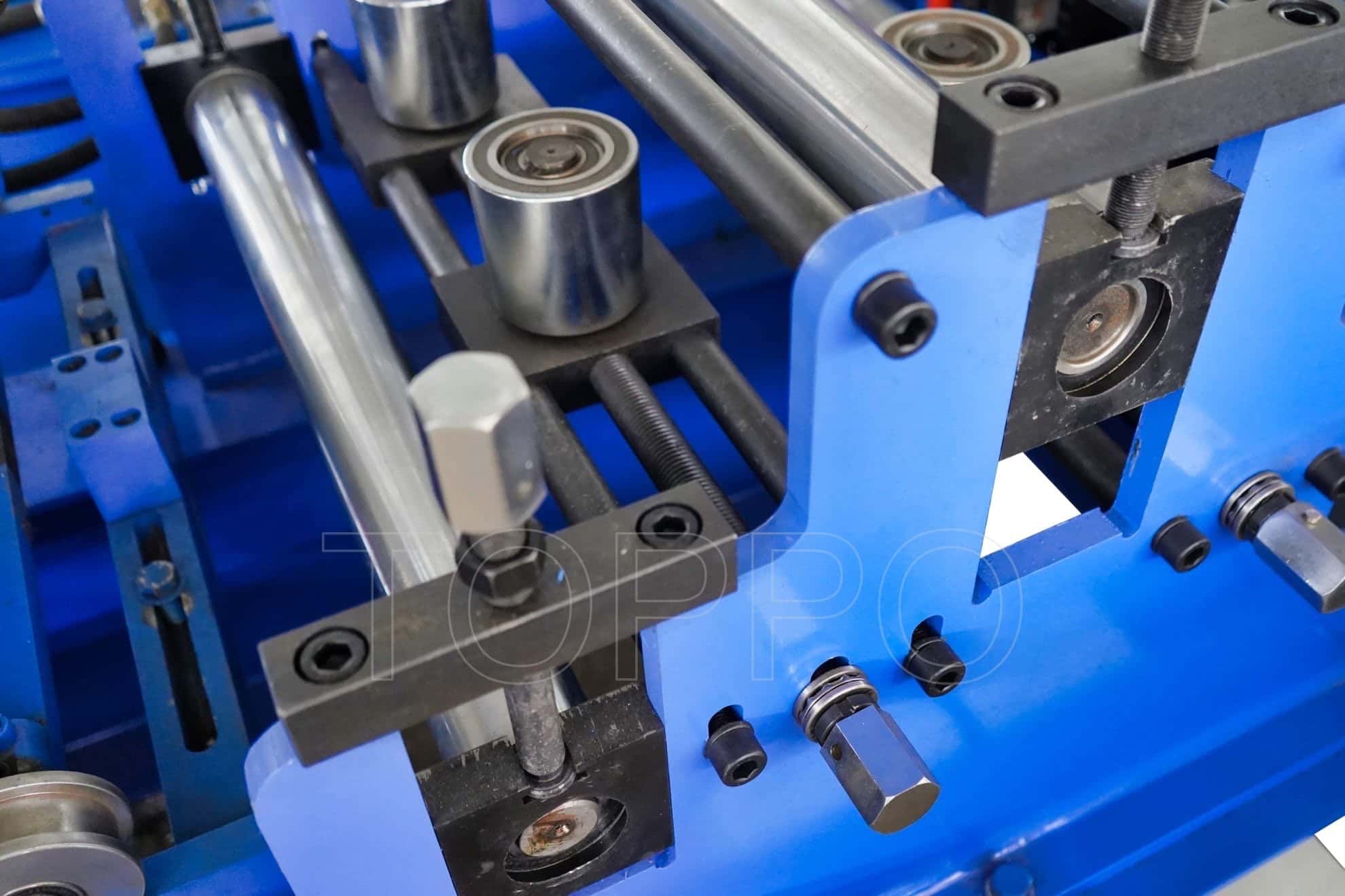 Blue Frame Automatic CZU Purlin Roll Forming Machine