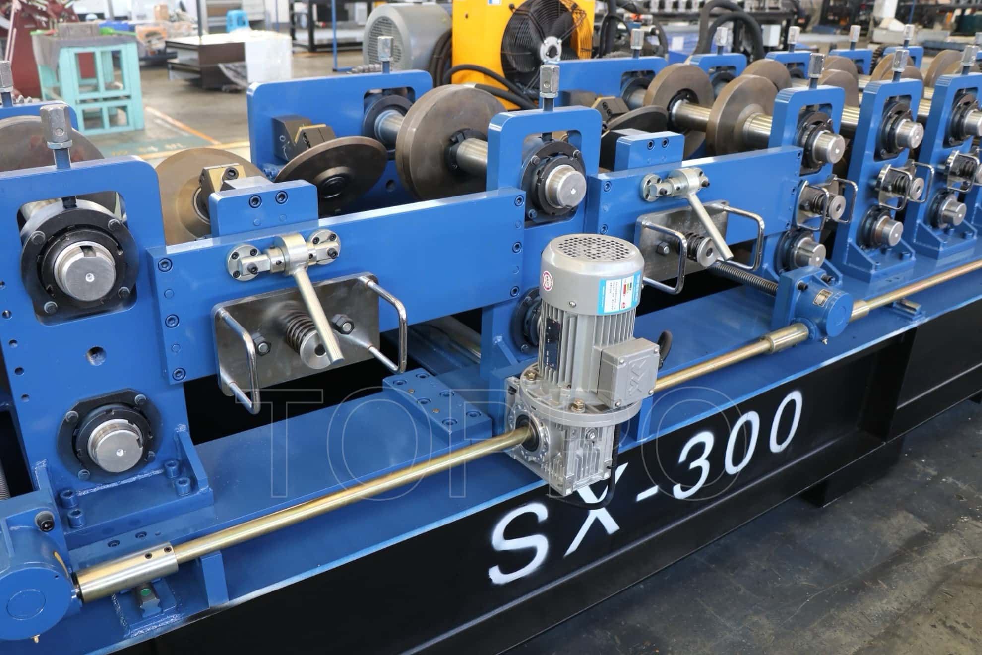 PLC Controlled CZU Purlin Roll Forming Machine for Steel Structure