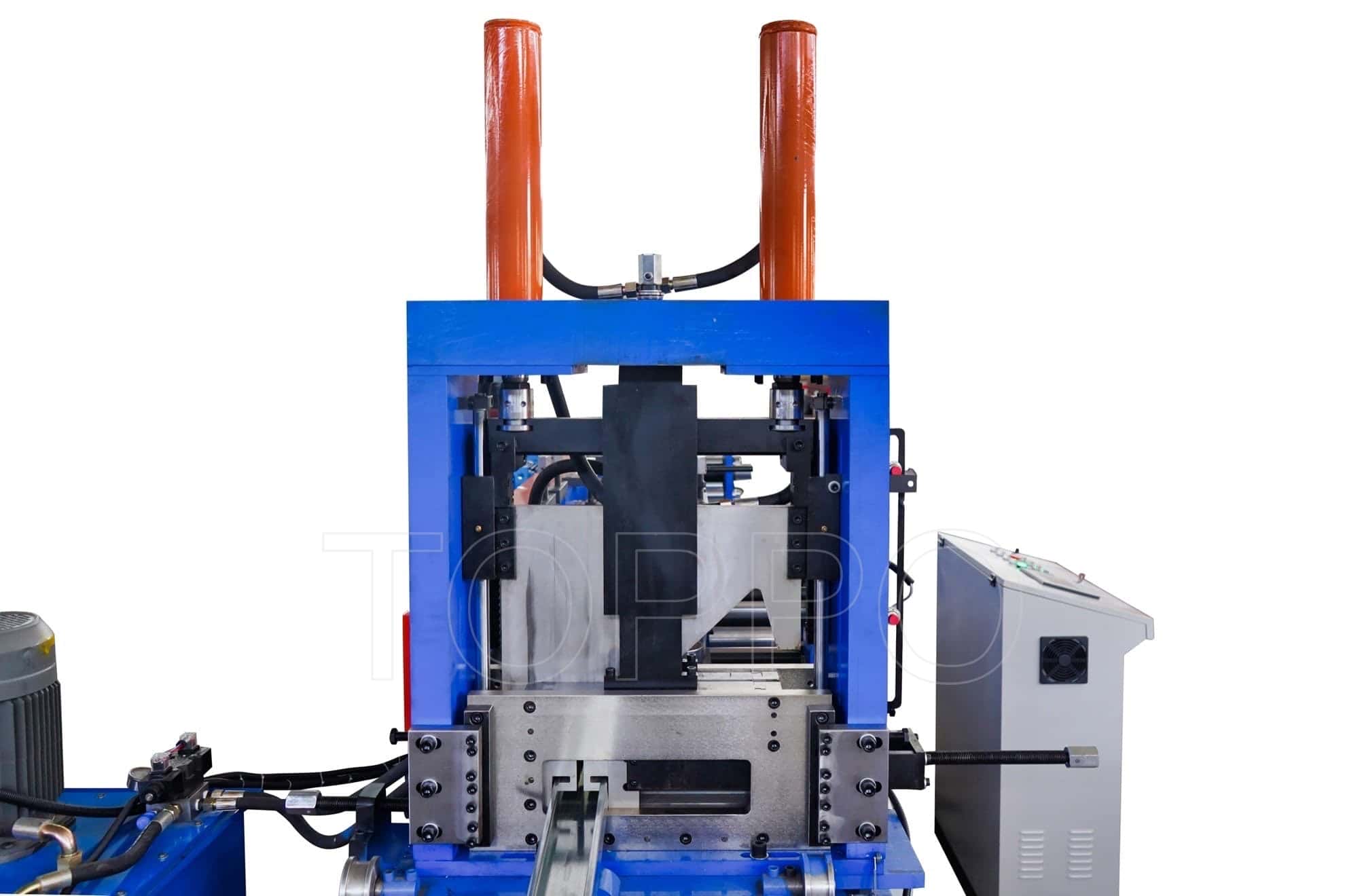 Blue Frame Automatic CZU Purlin Roll Forming Machine