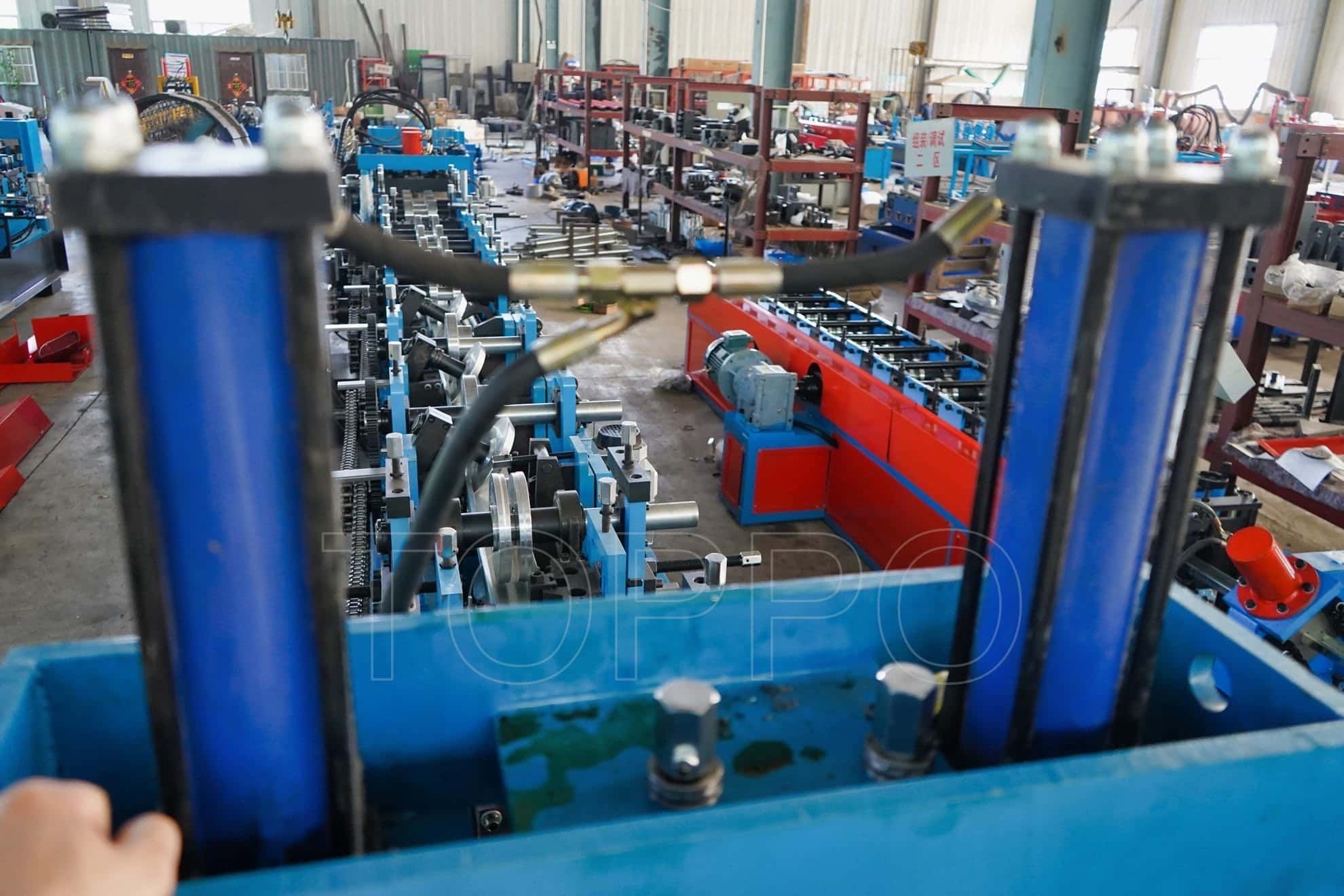 Heavy Duty Automatic CZU Purlin Roll Forming Machine Line