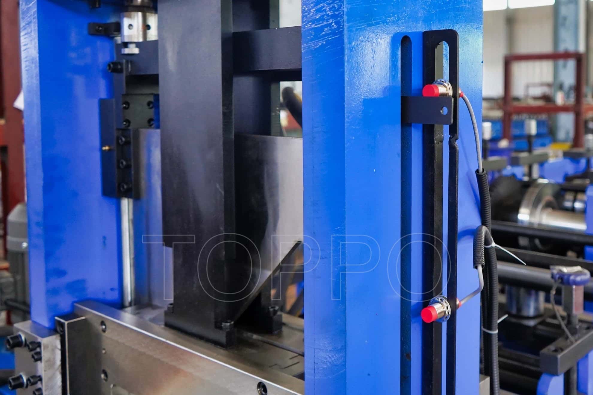 Blue Frame Automatic CZU Purlin Roll Forming Machine