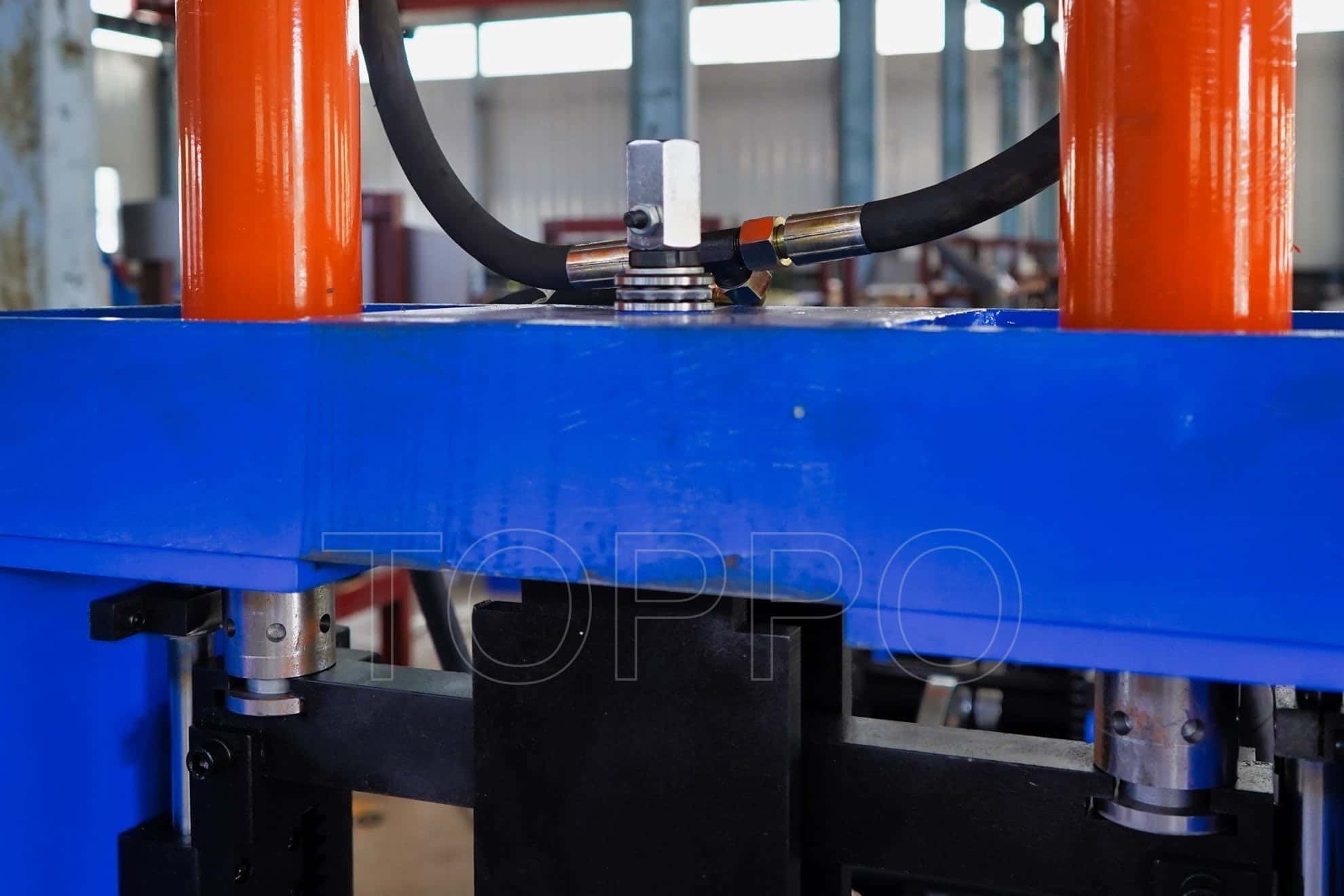 Blue Frame Automatic CZU Purlin Roll Forming Machine