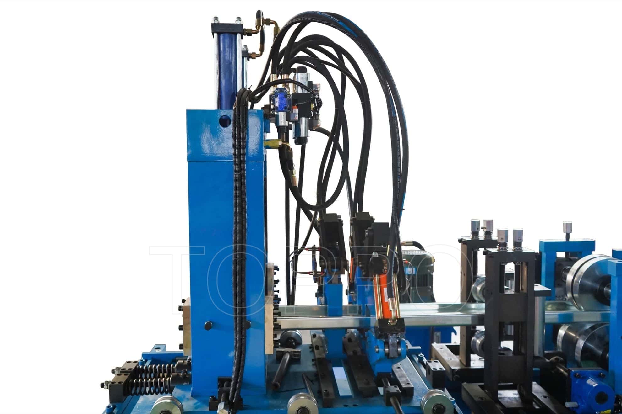 Automatic CZU Purlin Roll Forming Machine with Hydraulic Pre-Punching