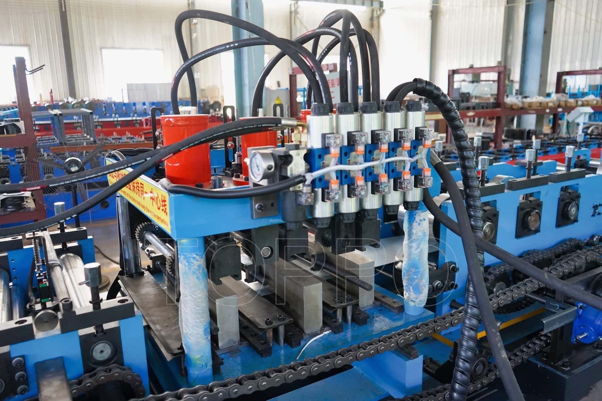Heavy Duty Automatic CZU Purlin Roll Forming Machine Line