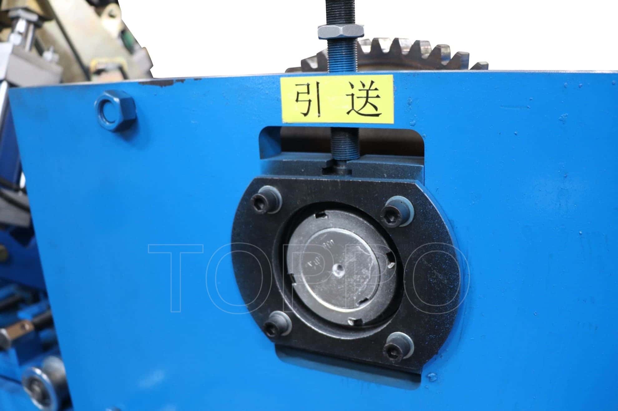 Blue CZ Purlin Roll Forming Machine Without Punching Unit