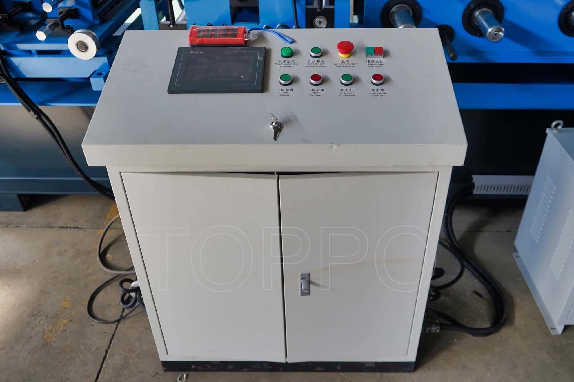 Automatic CZU Purlin Roll Forming Machine with Hydraulic Punching & Cutting