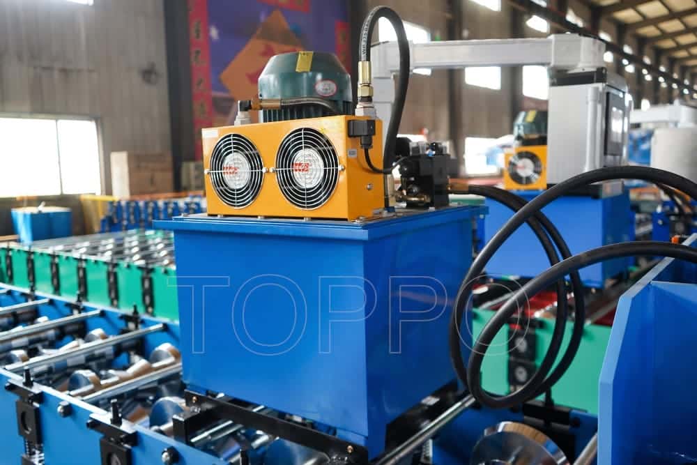 High-Speed Ridge Cap Roll Forming Machine for Metal Roofing