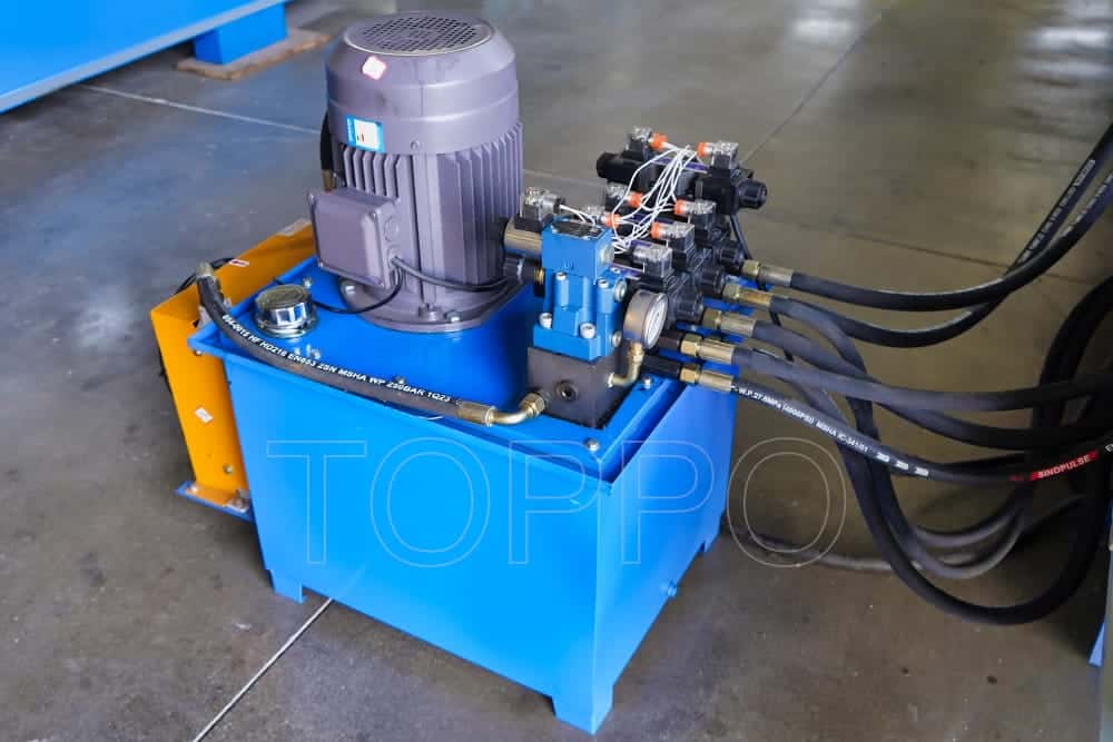 Compact Ridge Cap Roll Forming Machine with PLC Control