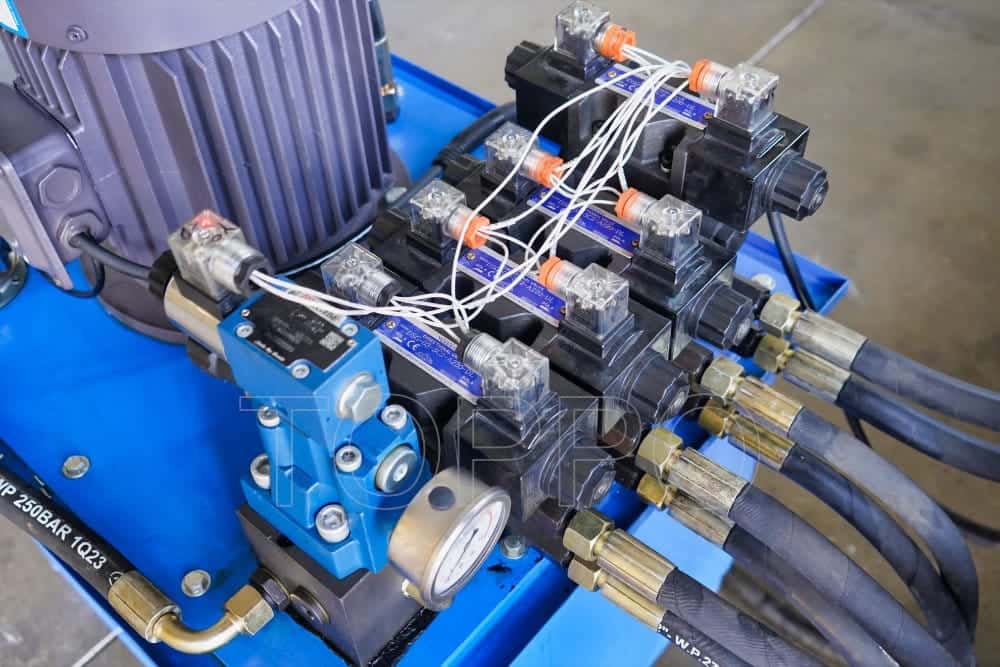 Compact Ridge Cap Roll Forming Machine with PLC Control